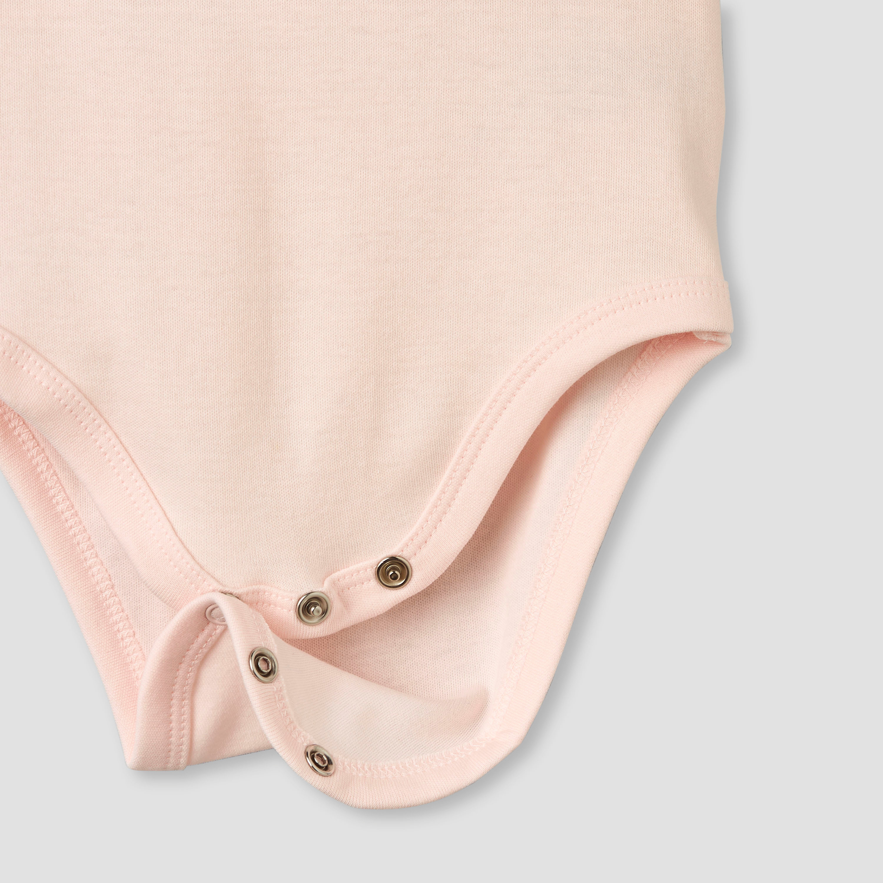 Disney Cotton Round Neck Short Sleeves Bodysuit and Leggings Set with Minnie Mouse Print-baby-girls-clothing-setsandcoords-image-5