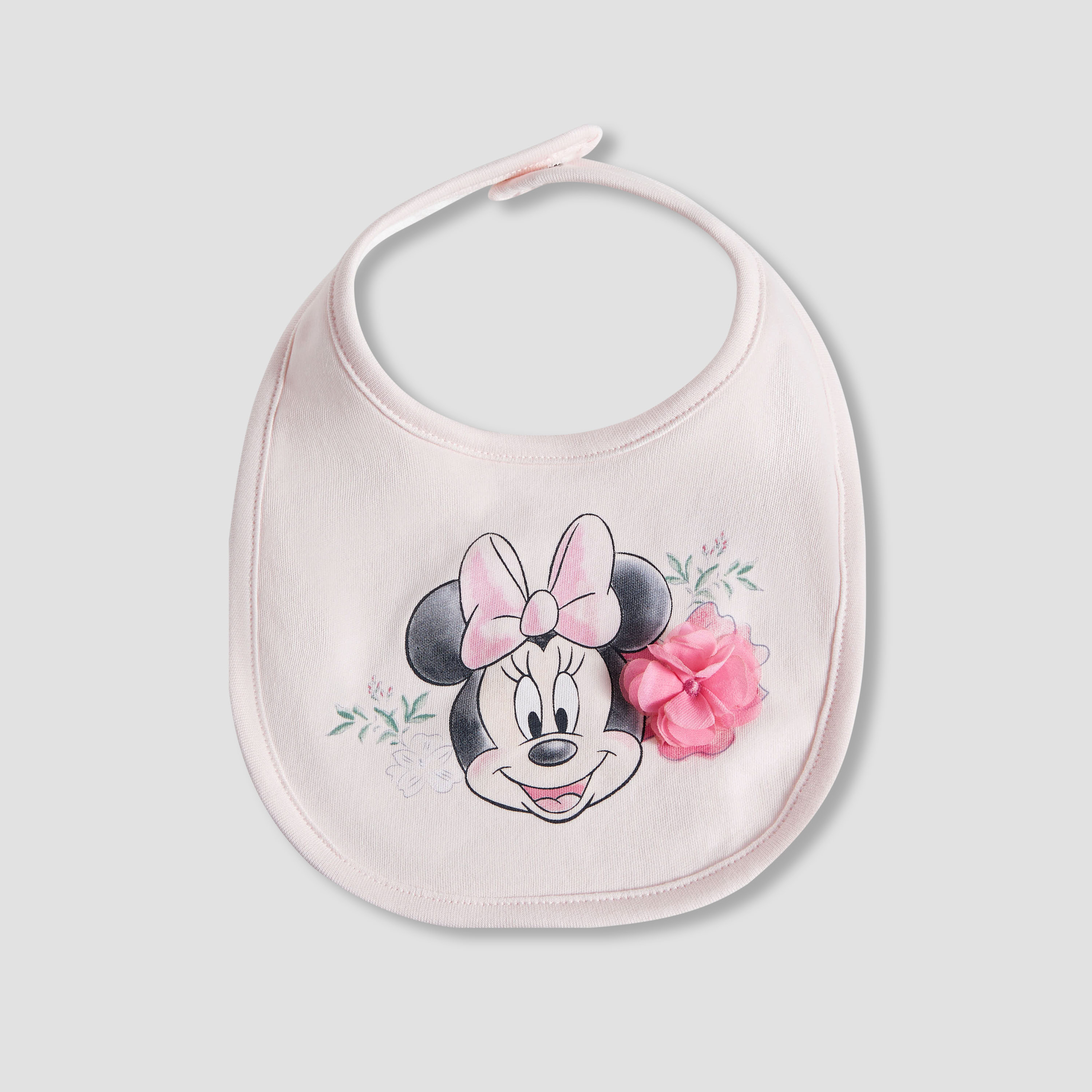 Disney Baby Bib with Minnie Mouse Print-baby-feeding-bibs-image-1
