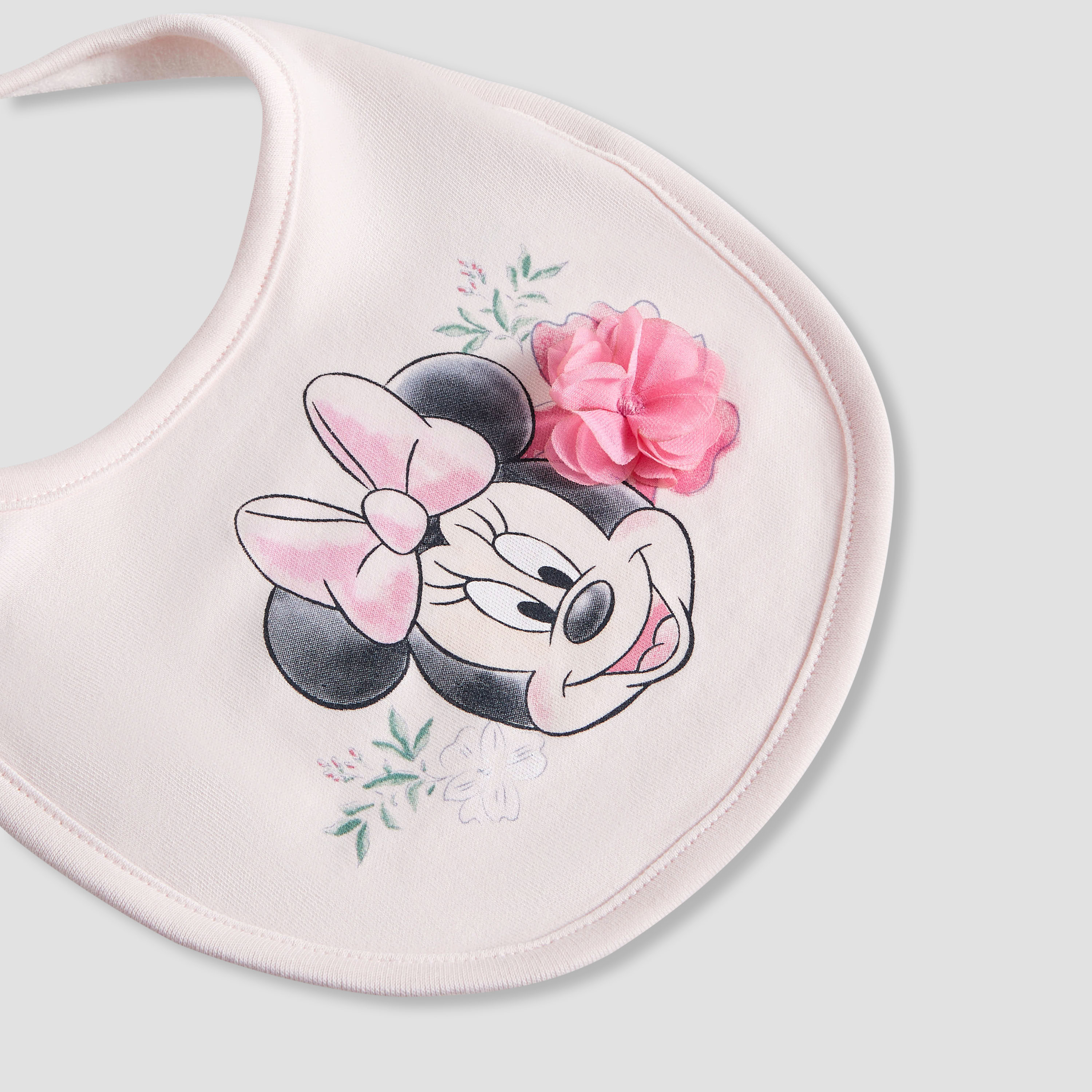 Disney Baby Bib with Minnie Mouse Print-baby-feeding-bibs-image-2