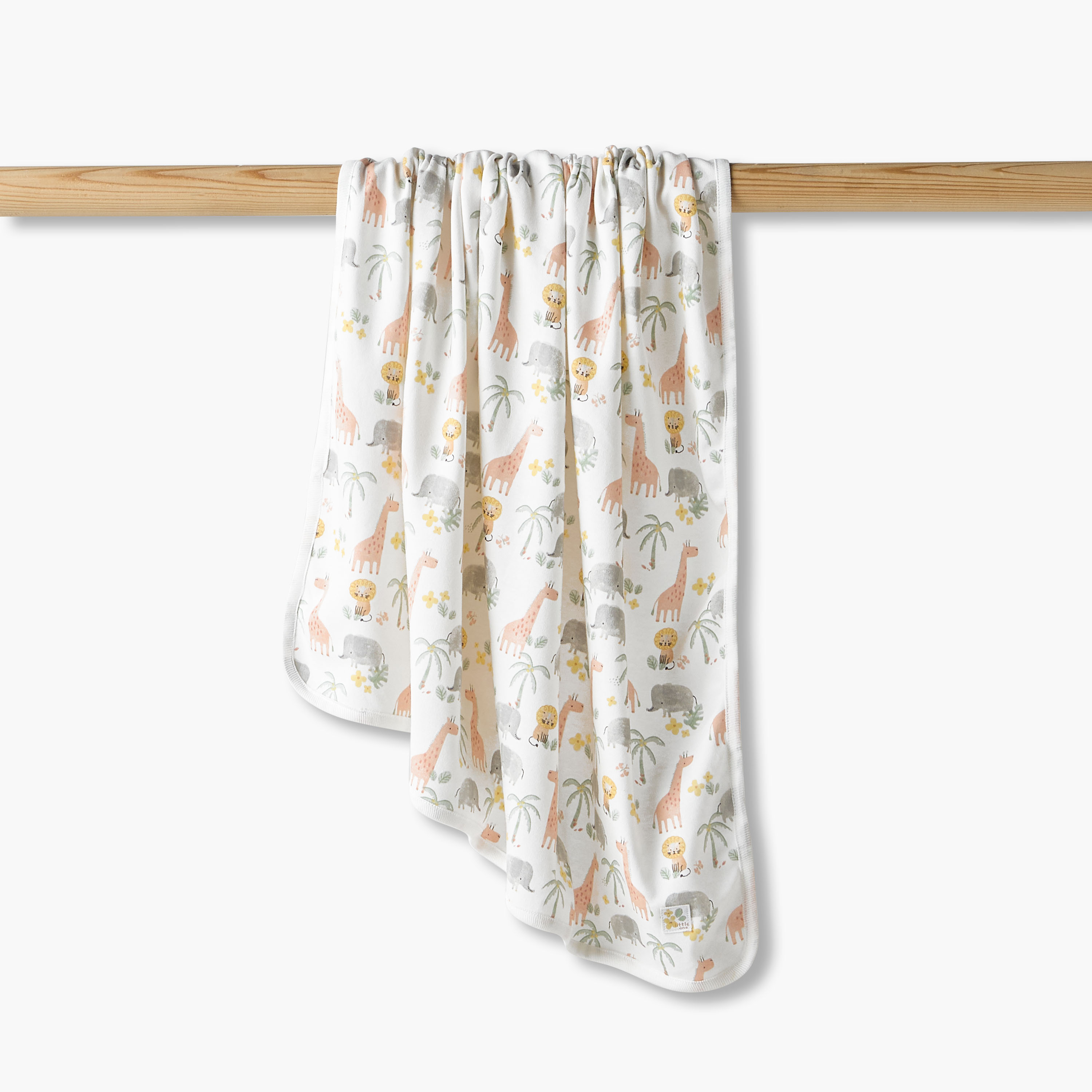 Juniors Receiving Blanket with Safari Print-baby-nursery-blanketsandswaddles-receivingblankets-image-1