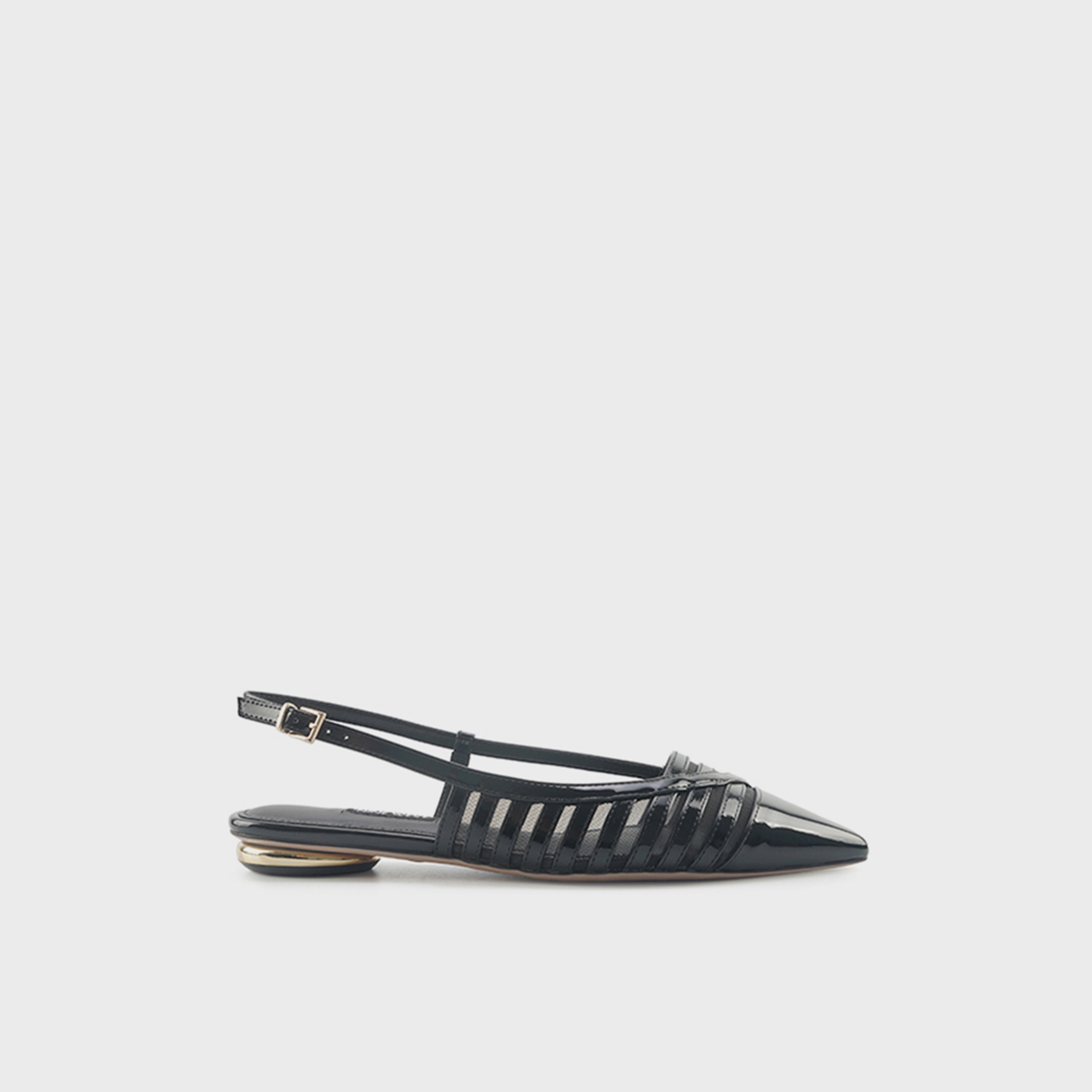 Nine West Women's Buckle Strap Flat Pumps | BEASSIN2-6FX-women-shoes-ballerinas-image-2