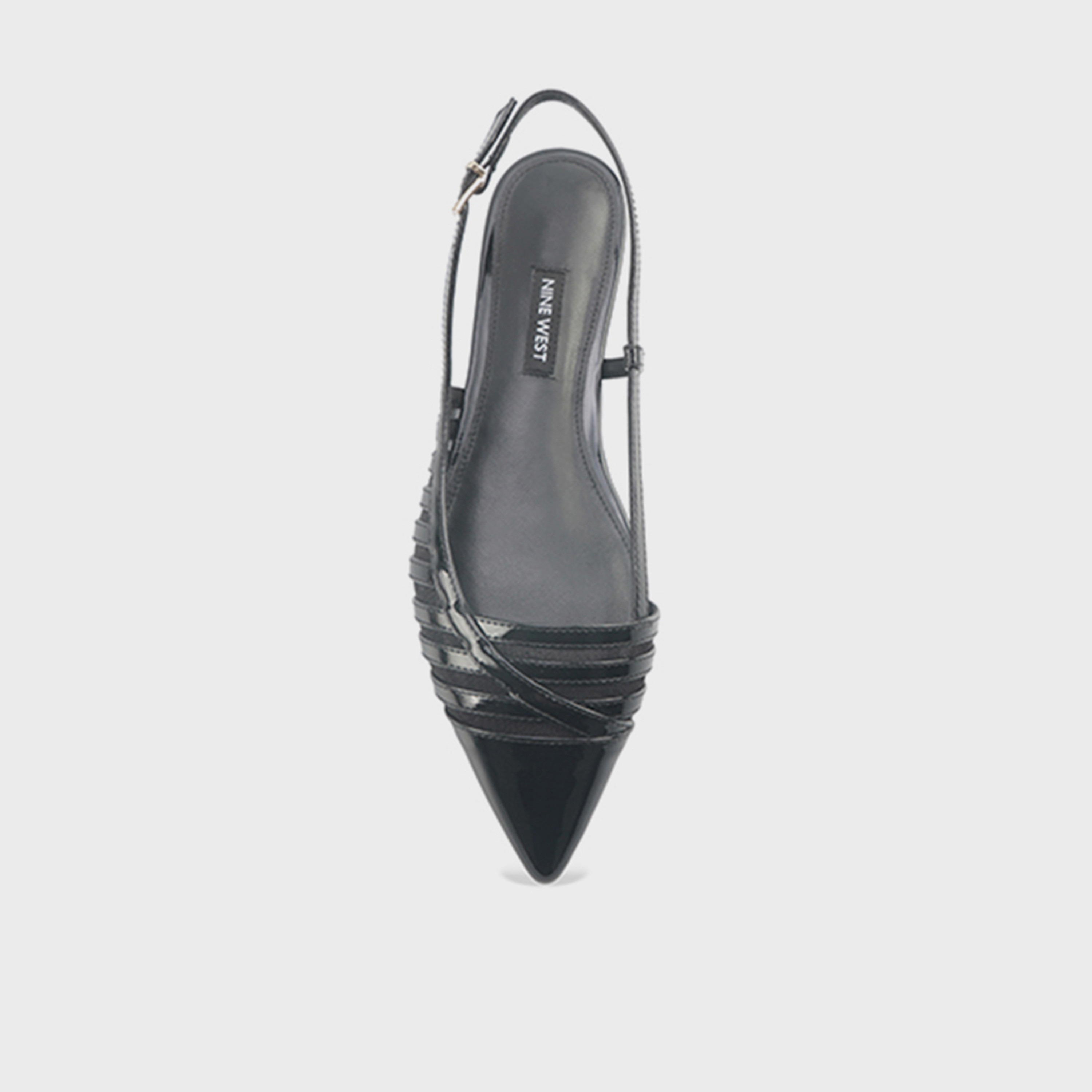 Nine West Women's Buckle Strap Flat Pumps | BEASSIN2-6FX-women-shoes-ballerinas-image-3
