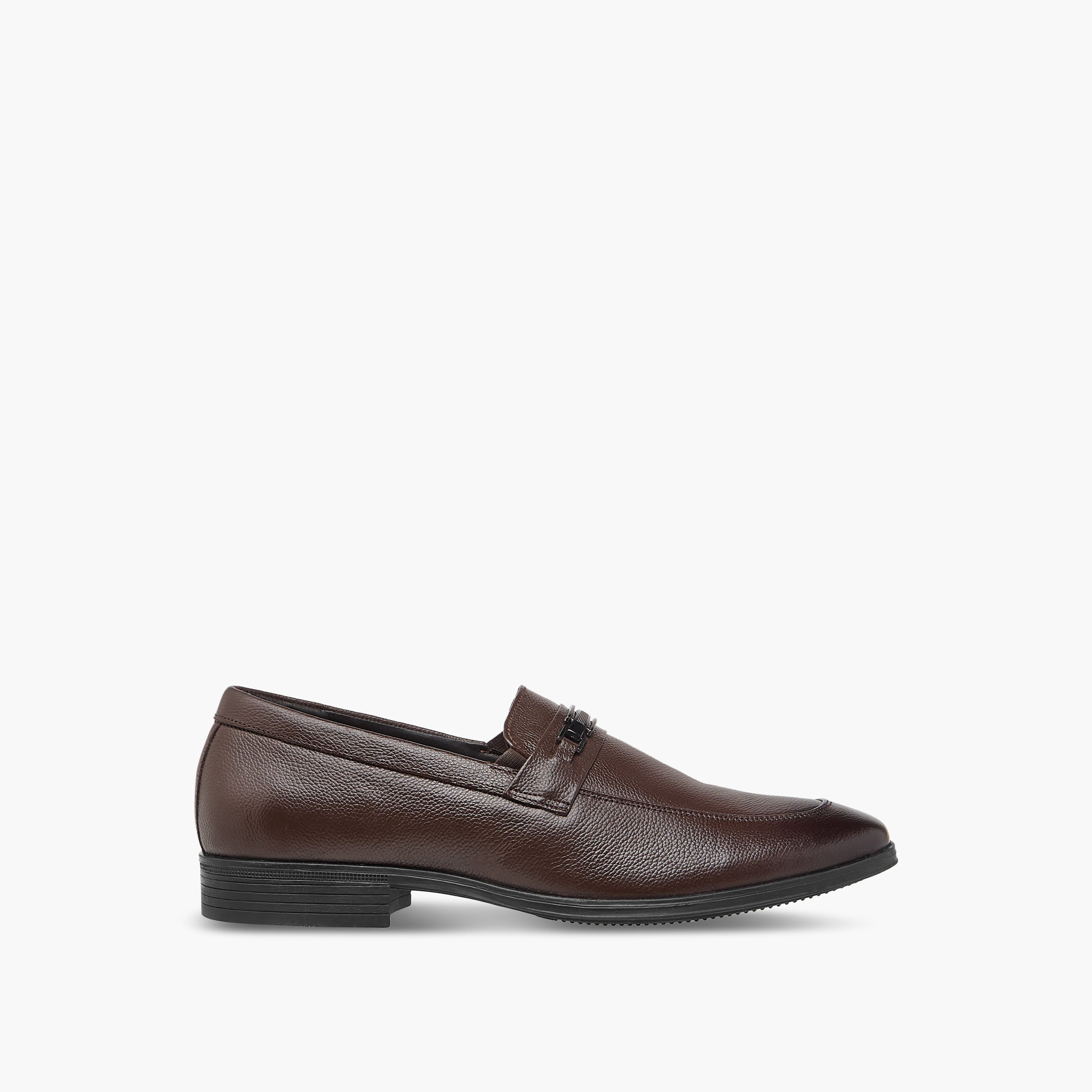 LBL by Shoexpress Metal Accent Slip-On Loafers-men-shoes-formalshoes-image-3