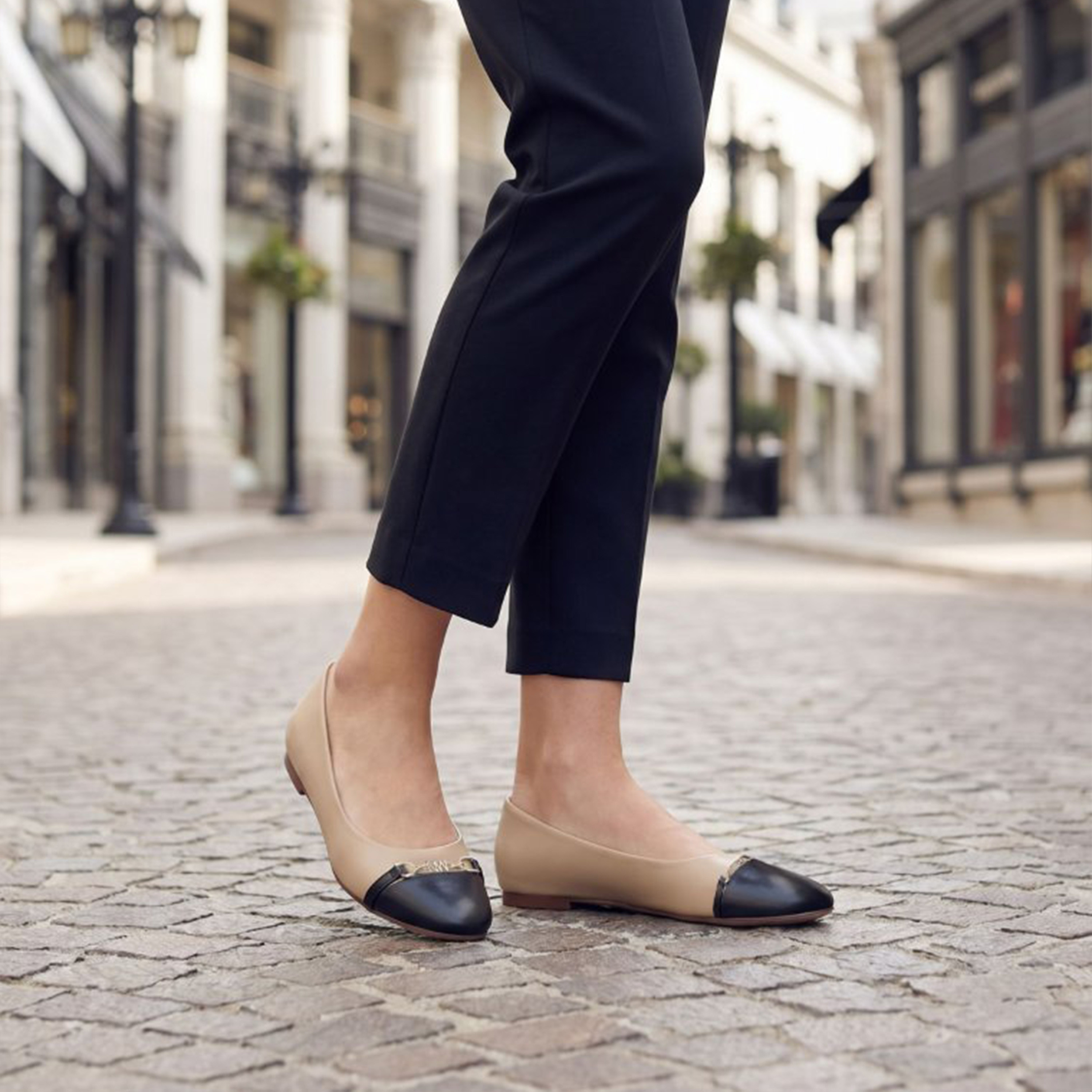 ناين ويست - حذاء باليرينا مسطح نسائي سهل الارتداء ذو ​​مقدمة مستديرة | BECLAN-6FX-women-shoes-ballerinas-image-5