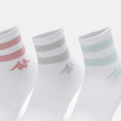 Kappa Logo Detail Sports Socks - Set of 3