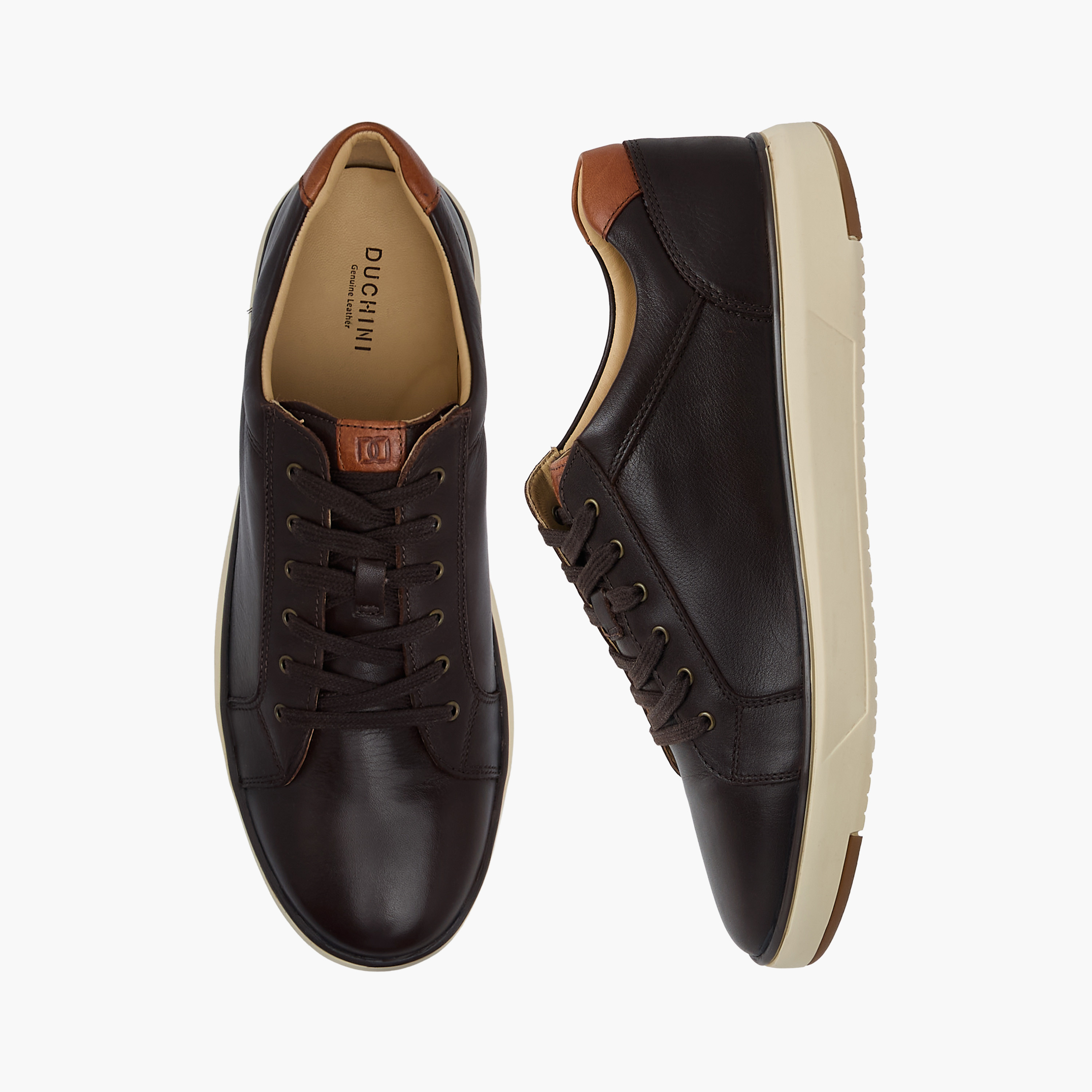 حذاء سنيكرز جلد برباط إغلاق للرجال من دوتشيني-men-shoes-sneakers-image-6