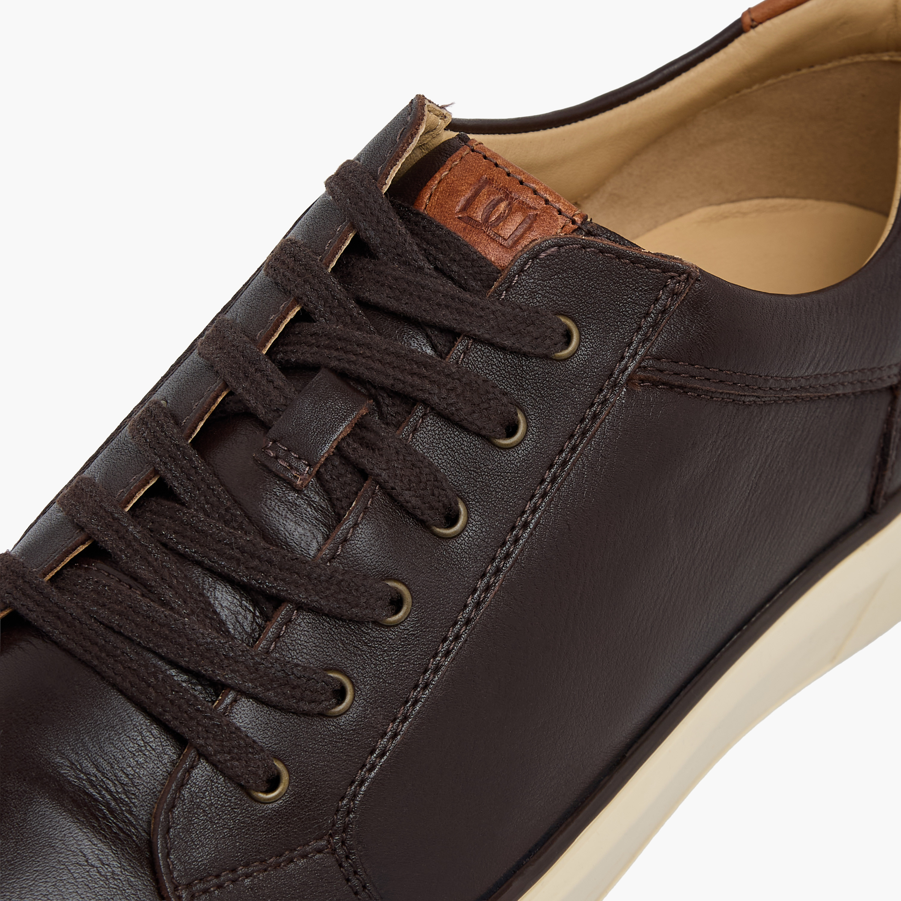 Duchini Men Leather Lace-Up Ankle Sneakers-men-shoes-sneakers-image-4