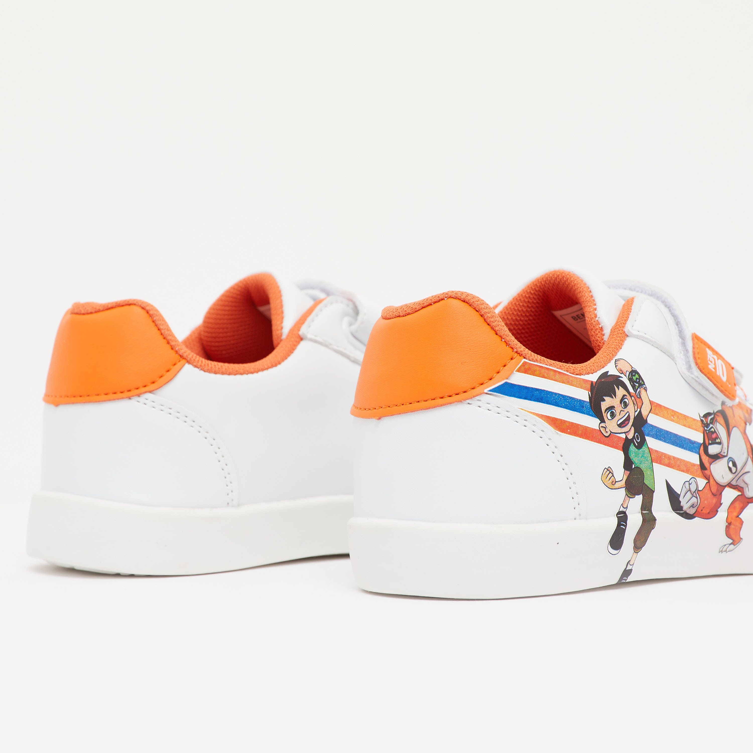 Ben 10 Printed Sneakers with Hook and Loop Closure-boys-shoes-sneakers-image-5
