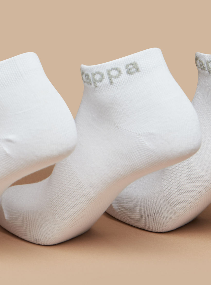طقم جوارب رياضية 5 أزواج سادة بطول الكاحل من كابا -girls-accessories-socks-image-2