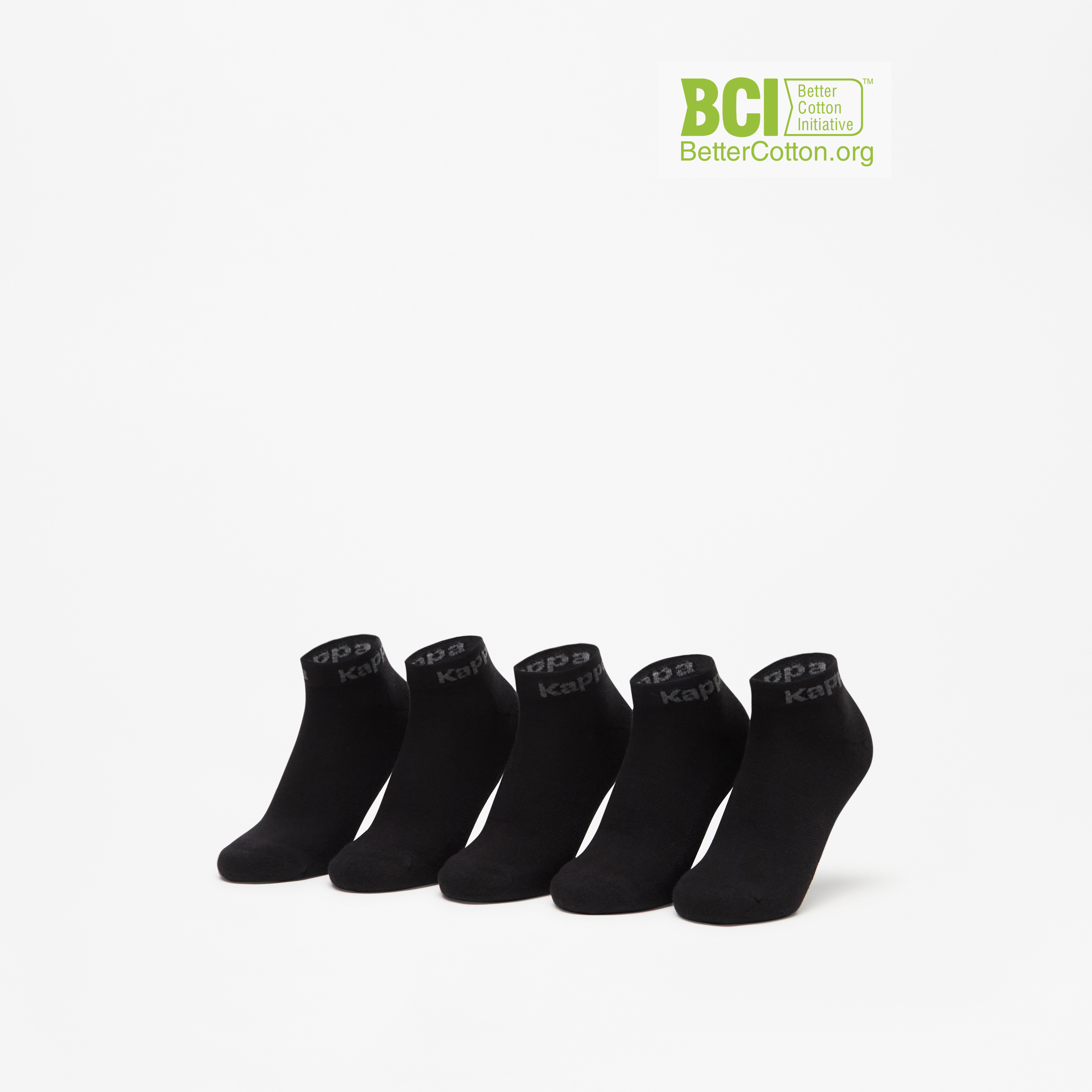 طقم جوارب موسّدة 5 أزواج بطول الكاحل وطبعات الشعار من كابا-women-socksandstockings-image-1