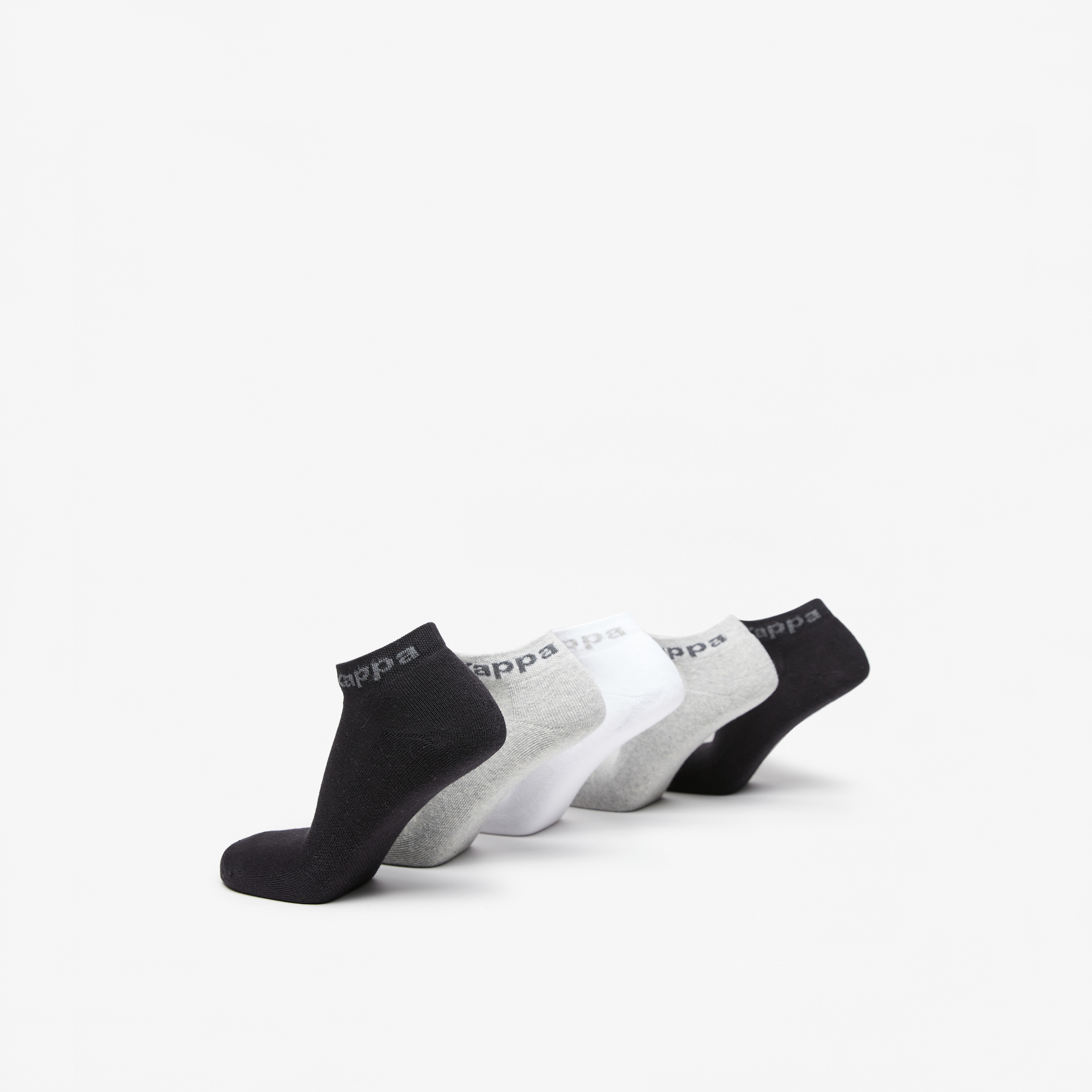 Kappa Printed Ankle Length Cushioned Socks - Set of 5-men-socks-image-3
