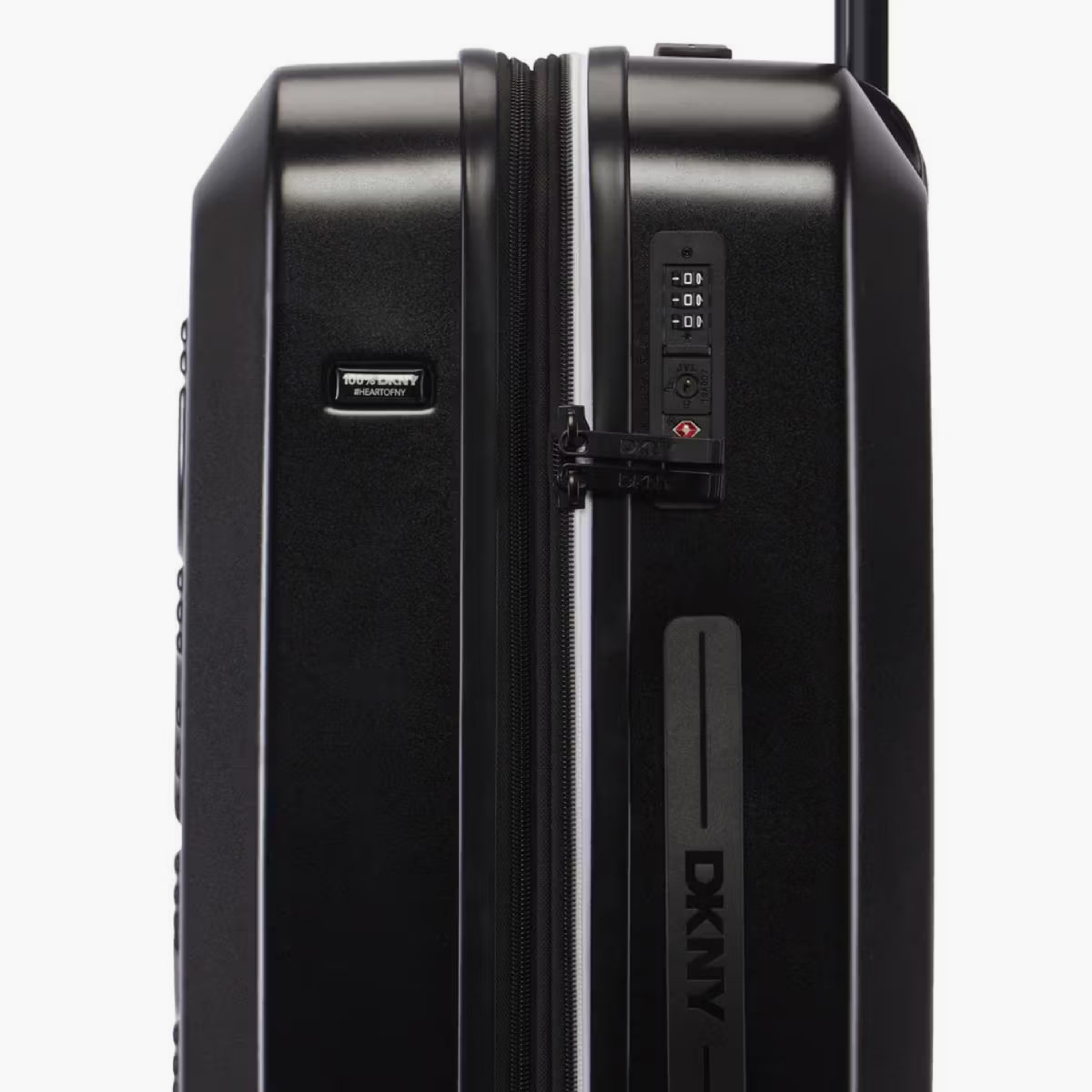 DKNY Logo Embossed Hardcase Luggage Trolley with Retractable Handle - 24 inches Check-In Bag-travel-luggagesandbags-luggage-image-7