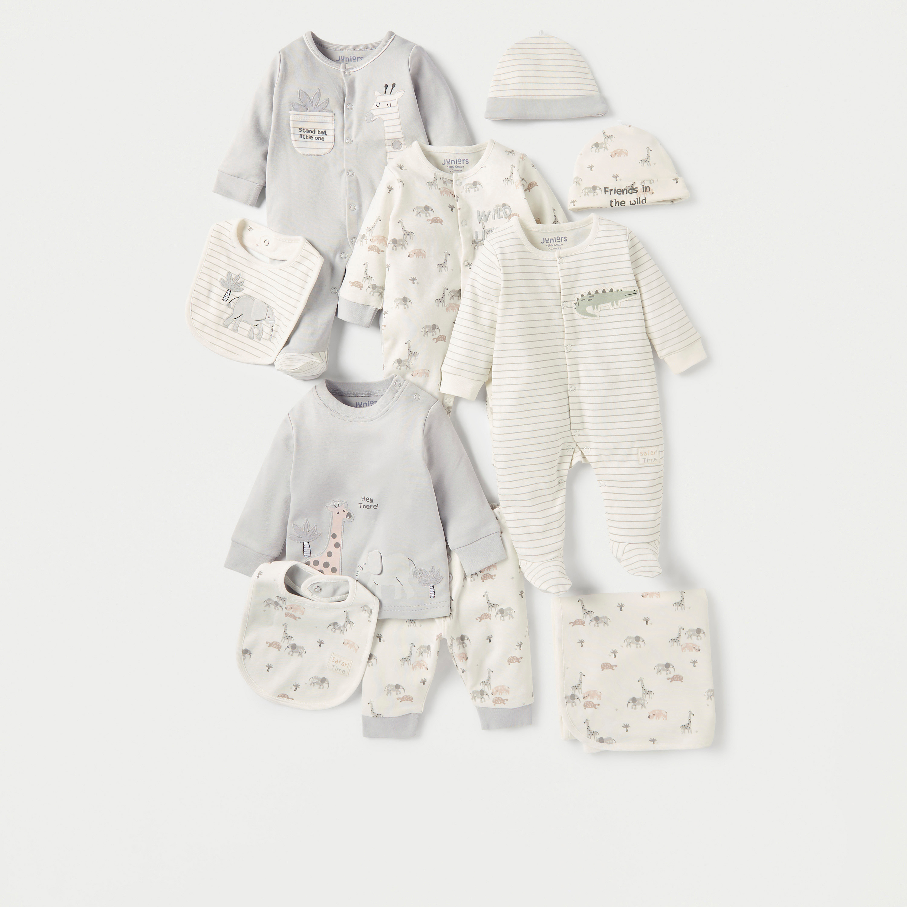Juniors Animal Applique Long Sleeves T-shirt and Elasticated Pyjama Set-baby-boys-clothing-nightwear-pyjamasets-image-6