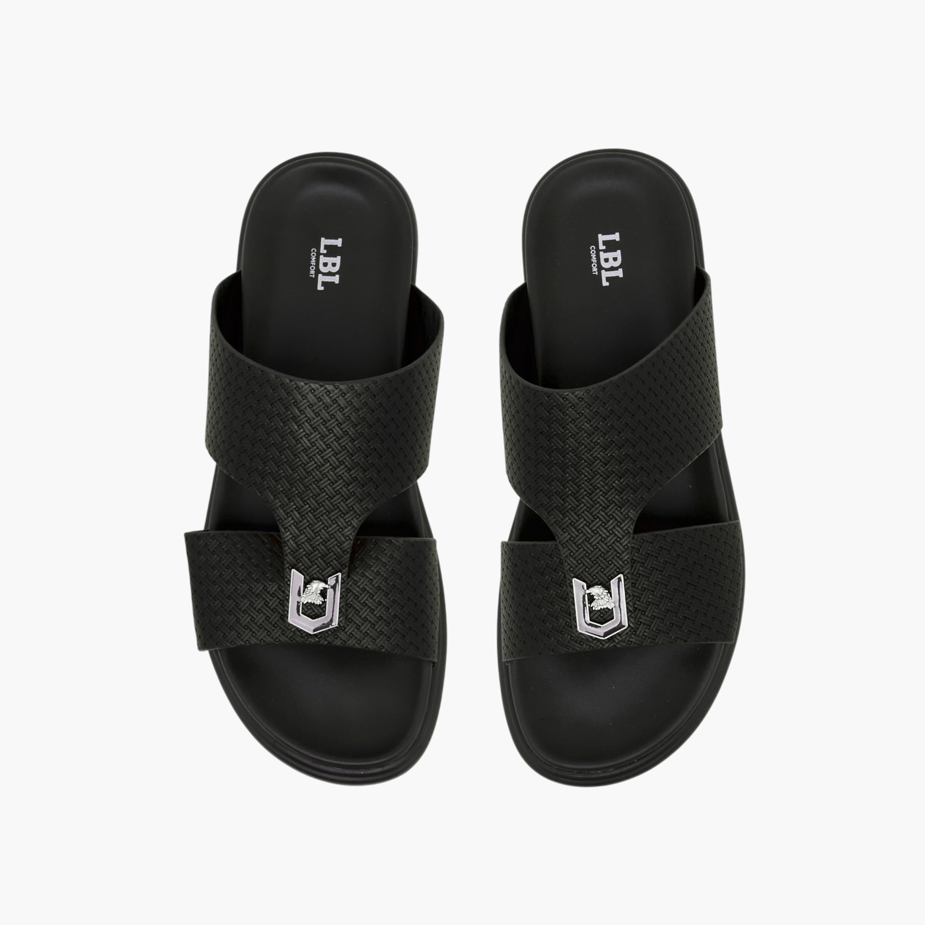 صندل عربي بارز الملمس للرجال من أل بي ال من شو إكسبريس-men-shoes-sandals-image-1
