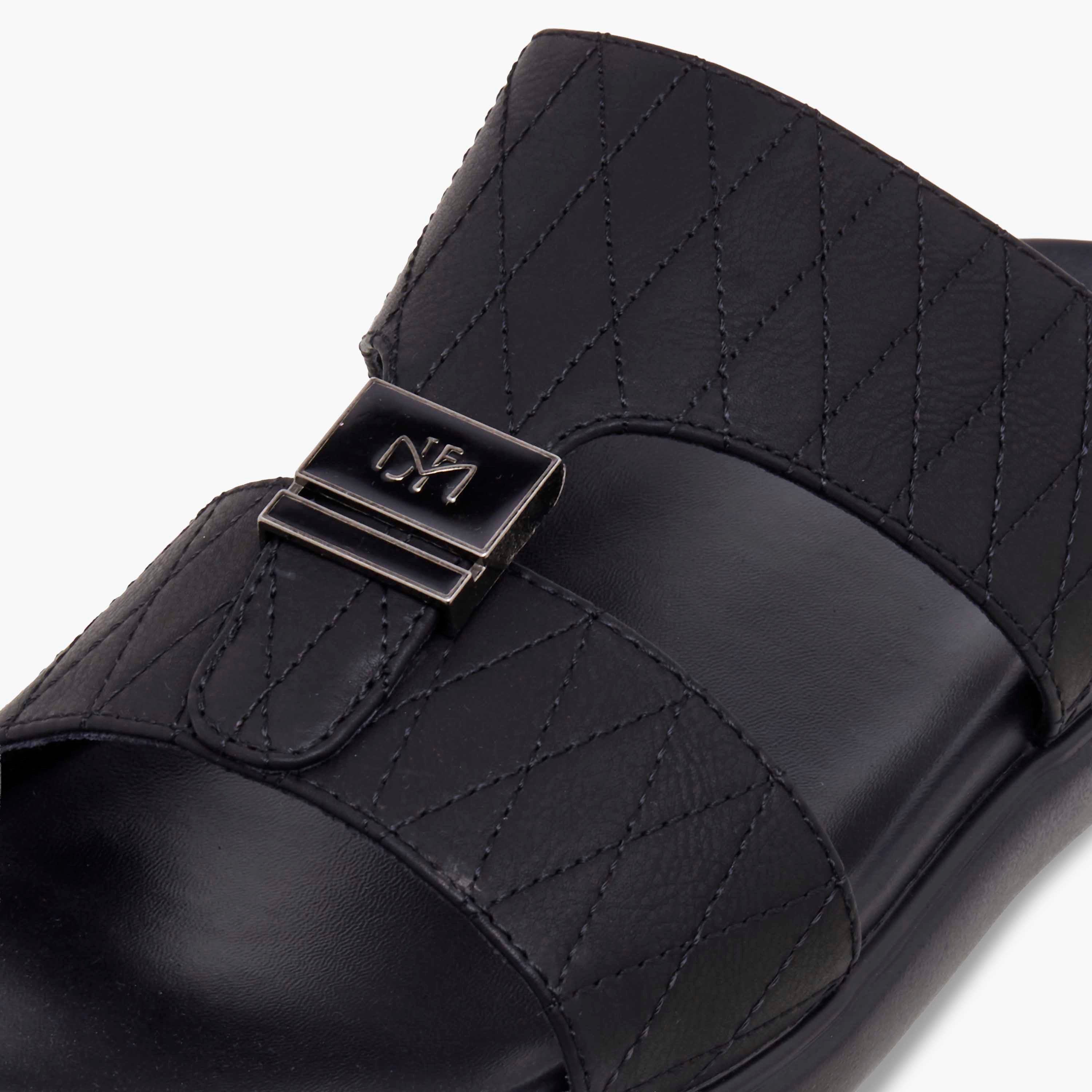 Al Waha Men Quilted Arabic Sandals-men-shoes-sandals-image-4