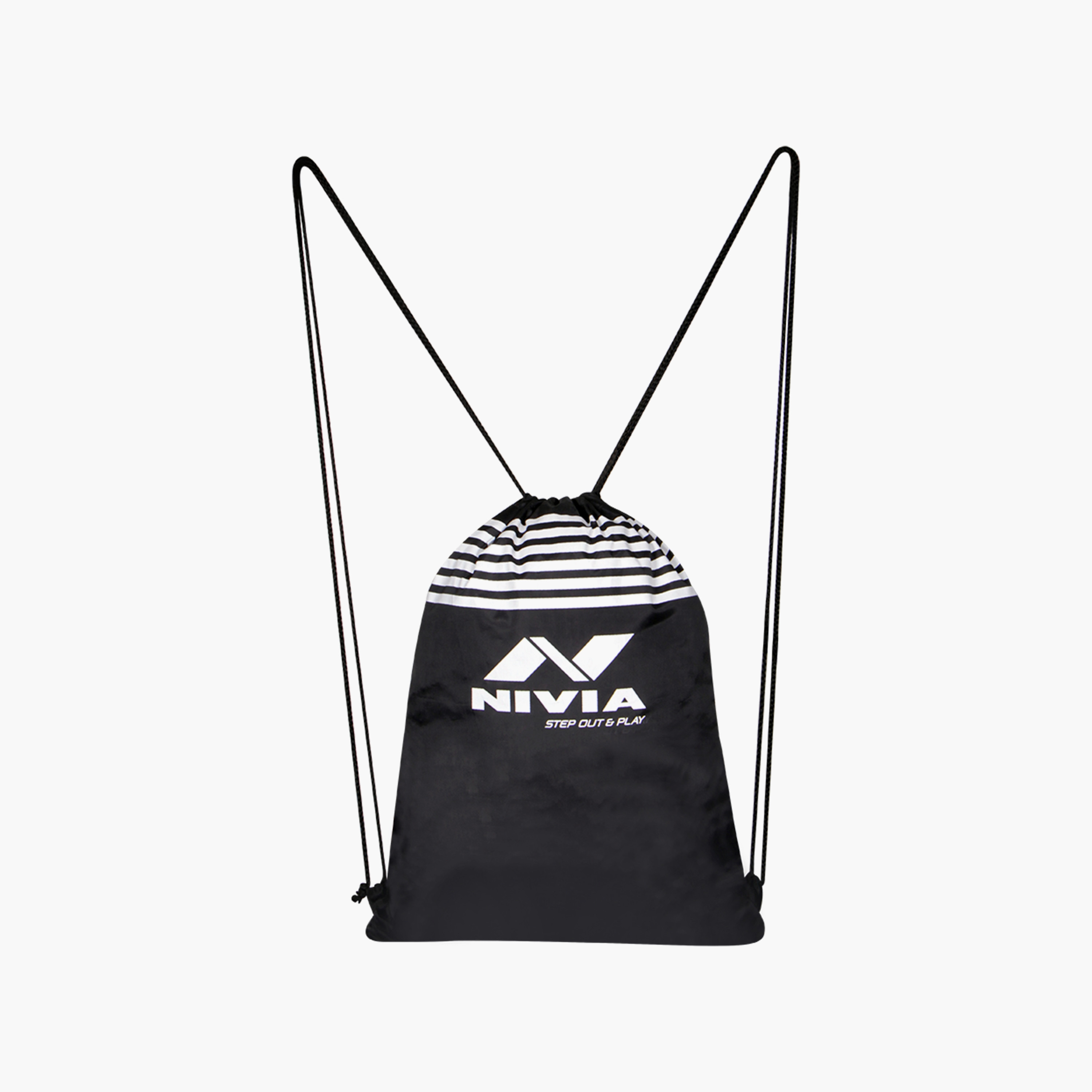 Nivia Ultra String Bag, Black-sports-gear-gym-image-4