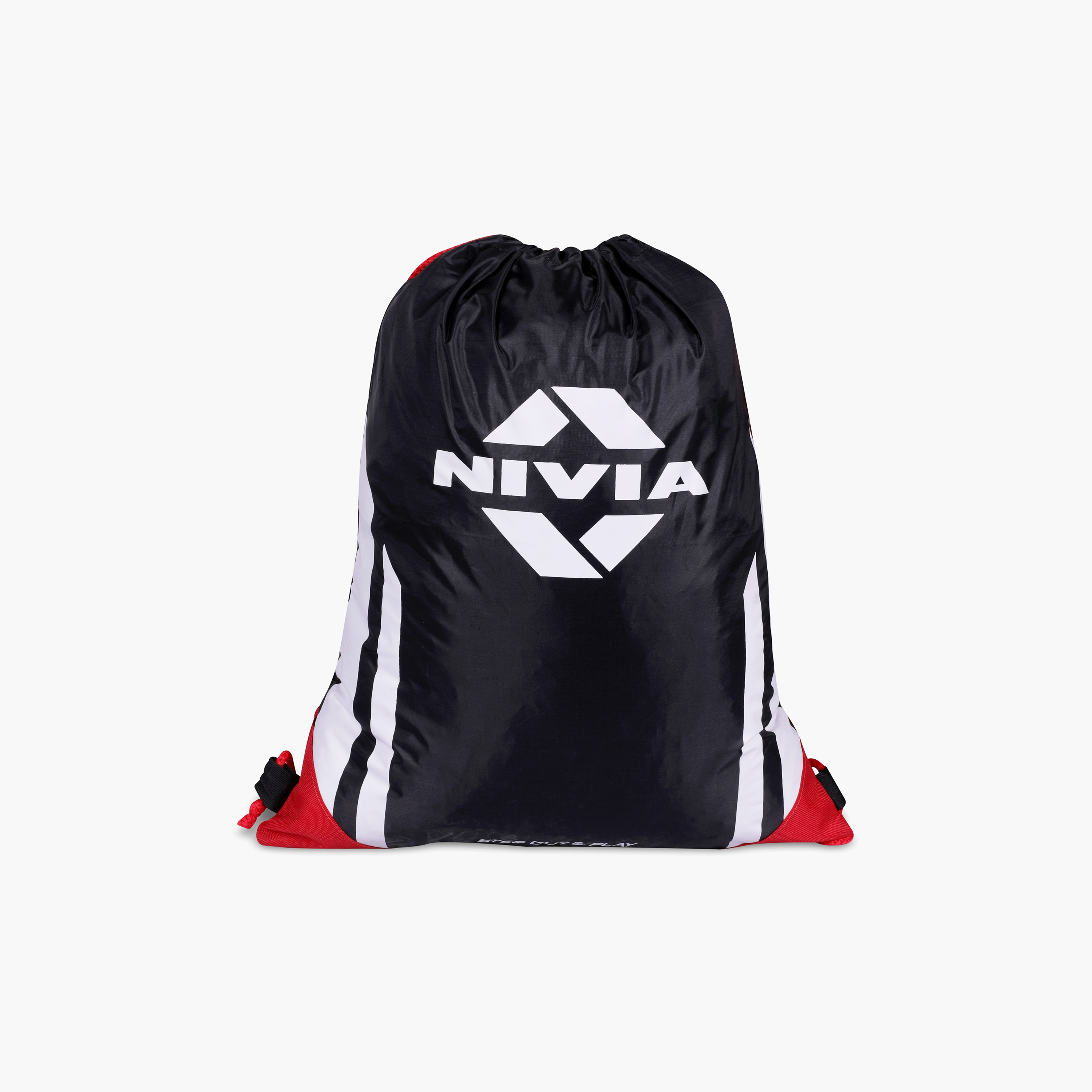 Nivia String Bag, Black-sports-gear-gym-image-1