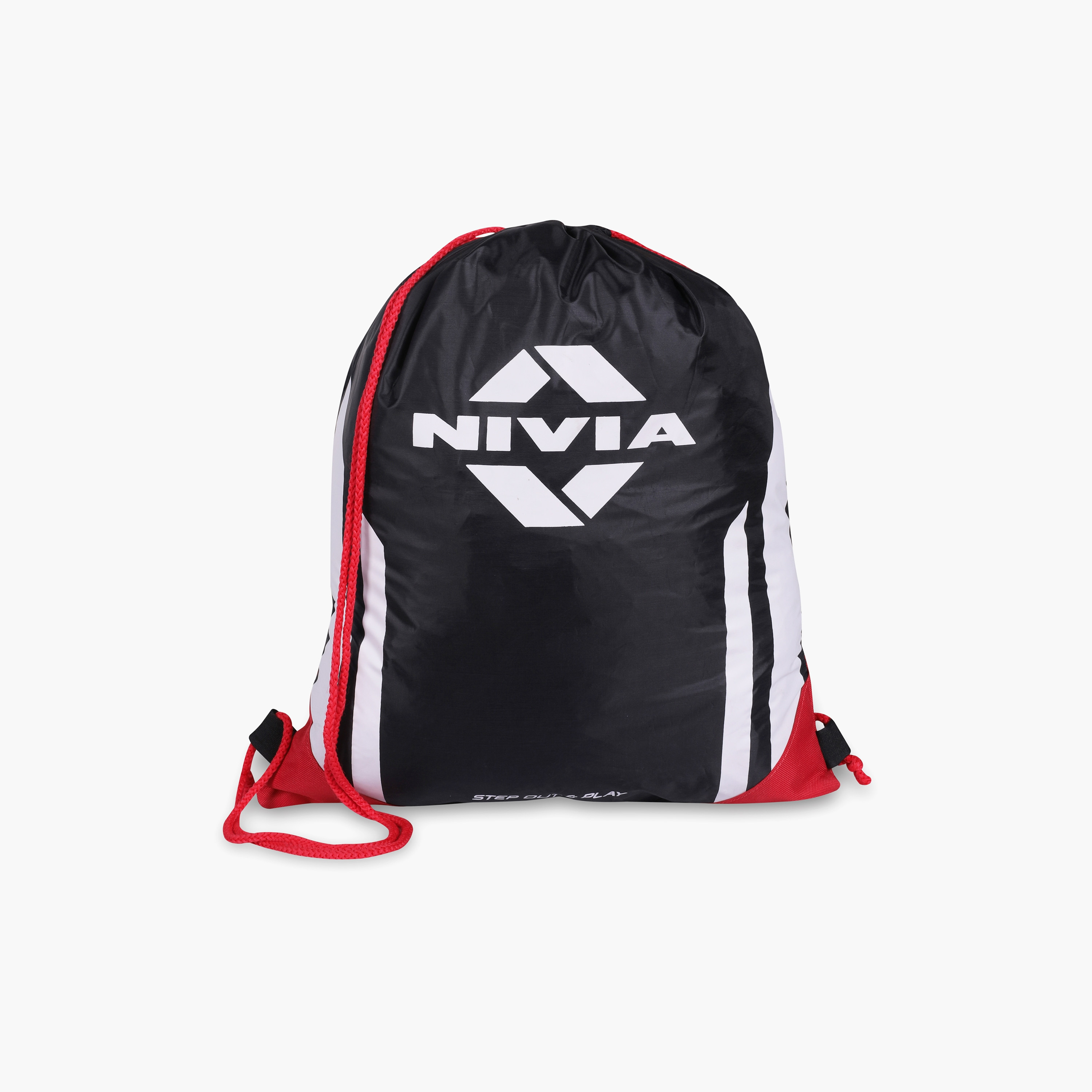 Nivia String Bag, Black-sports-gear-gym-image-3