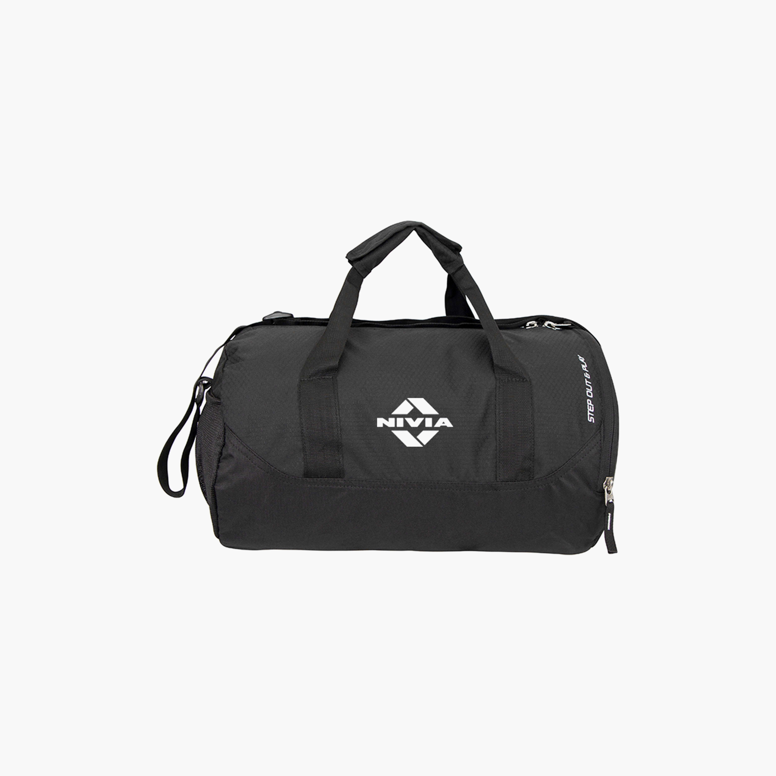 Nivia Beast Gym Bag-4, Black-travel-luggagesandbags-dufflebags-image-2