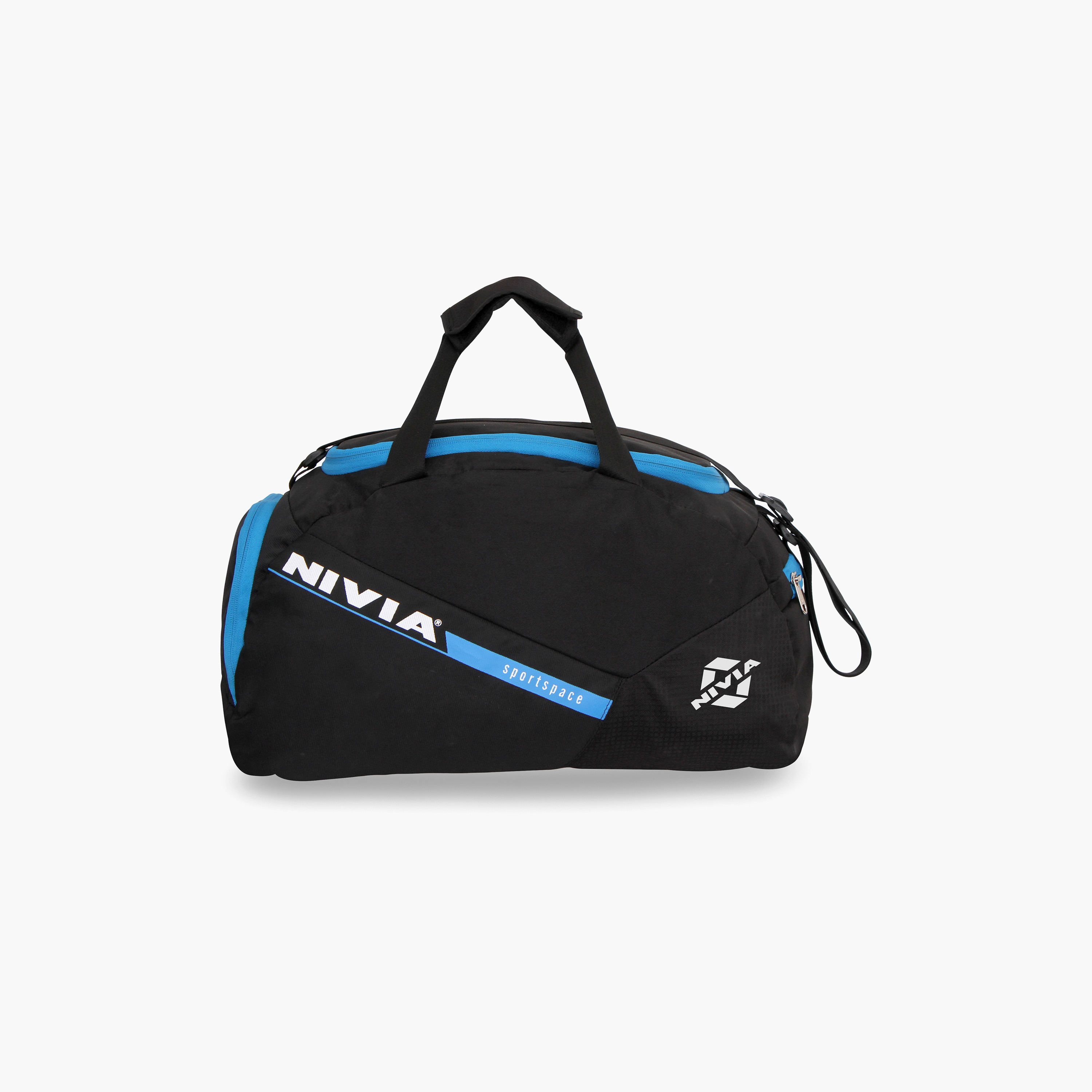 Nivia Sportspace-01 Kids, Black-Blue-sports-gear-gym-image-1