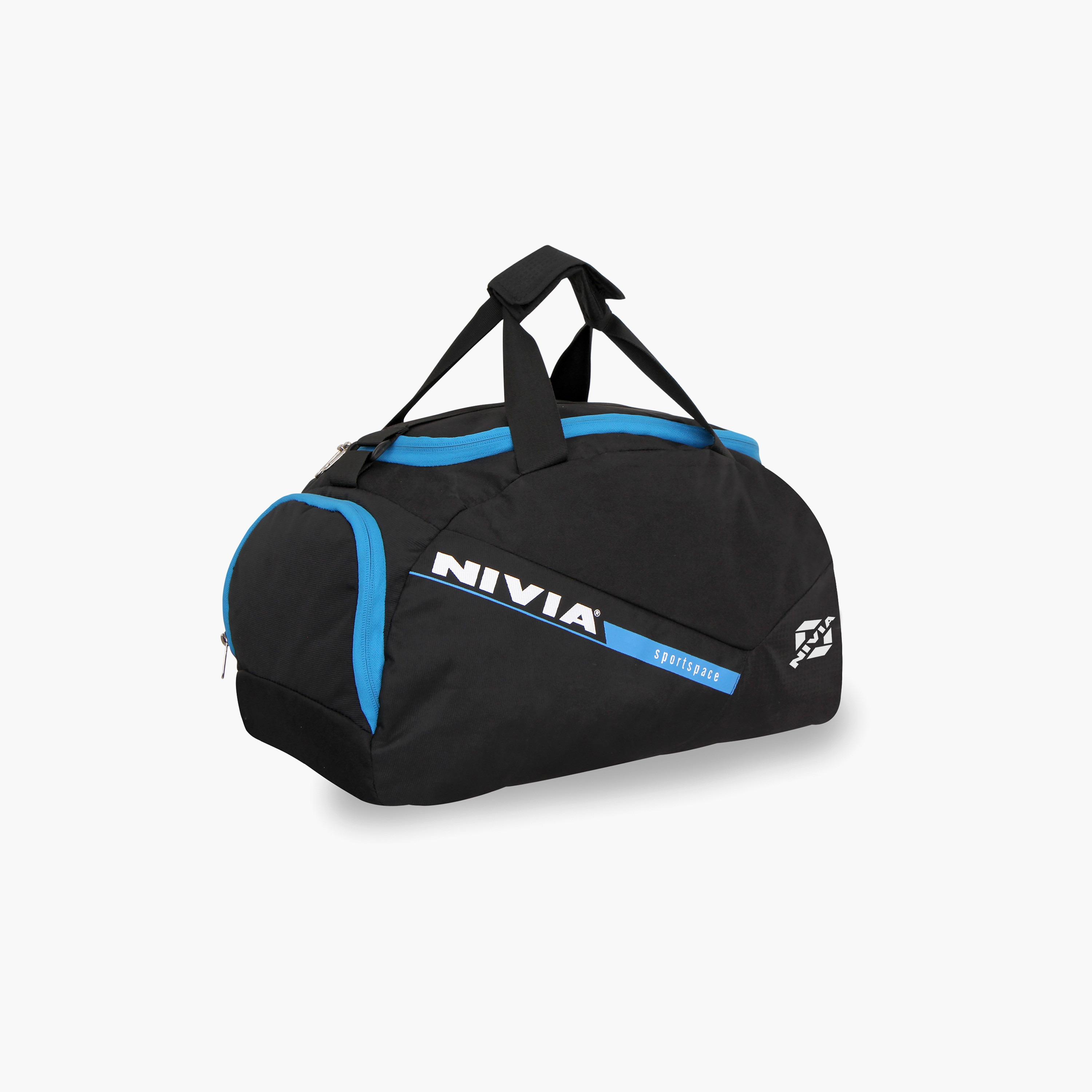 Nivia Sportspace-01 Kids, Black-Blue-sports-gear-gym-image-2