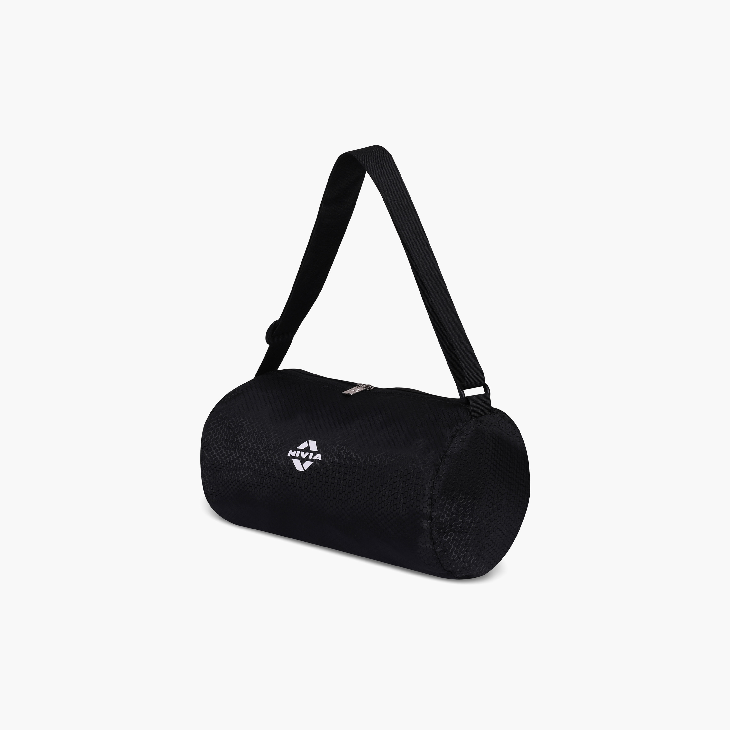 Nivia Basic Duffle Bag, Black-sports-gear-gym-image-3