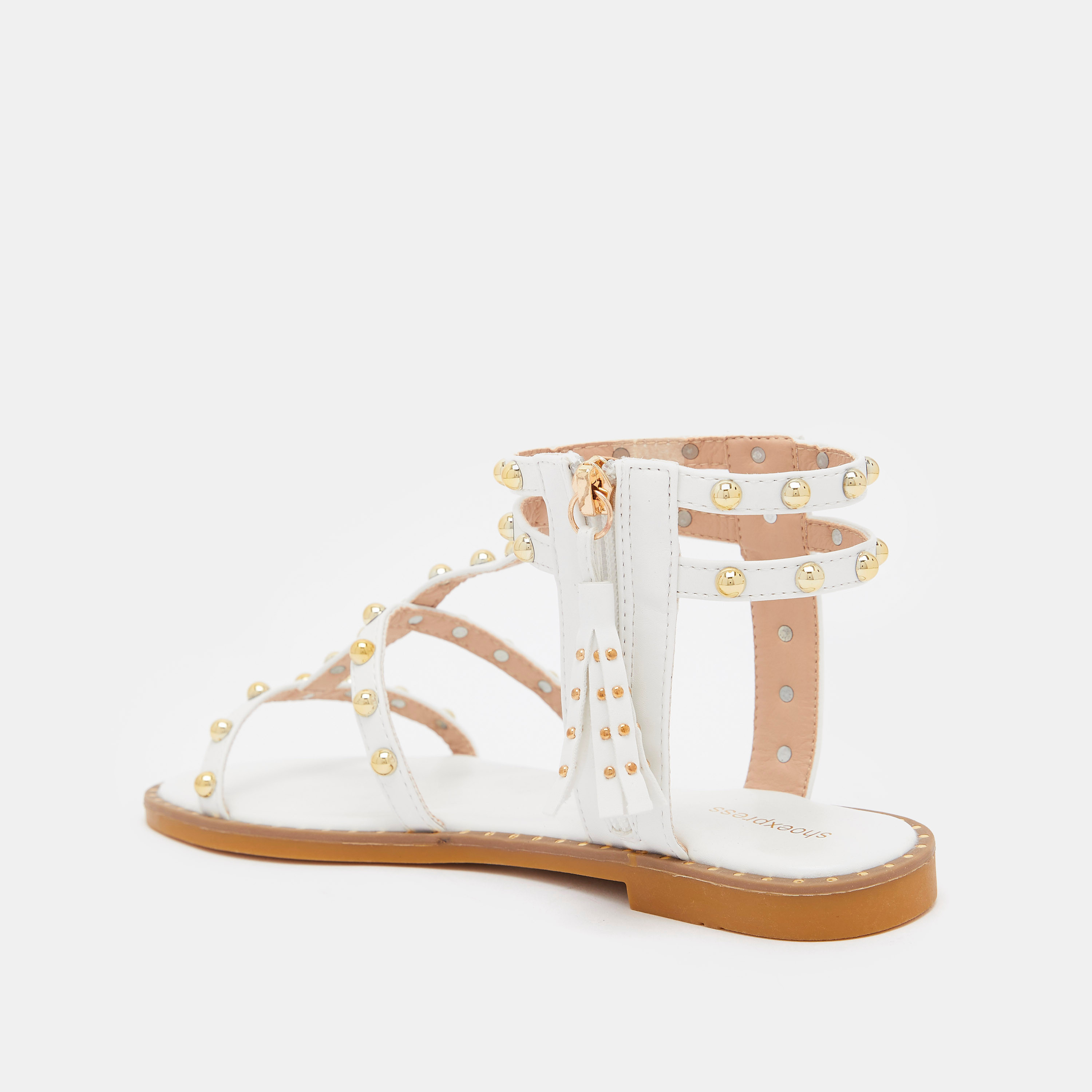 Embellished Gladiator Sandals with Zip Closure and Tassel Accent-women-shoes-flats-sandals-image-3
