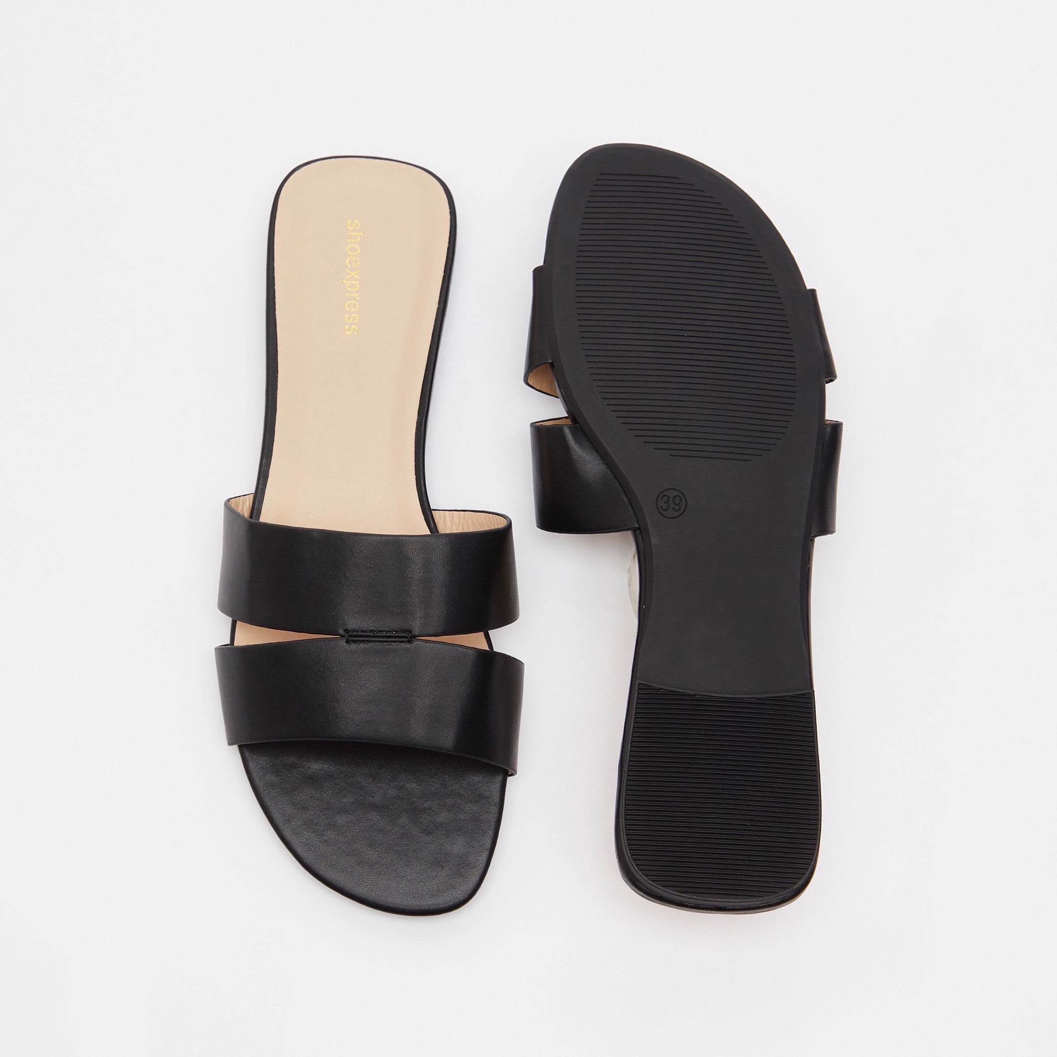 Open toe outlet flat