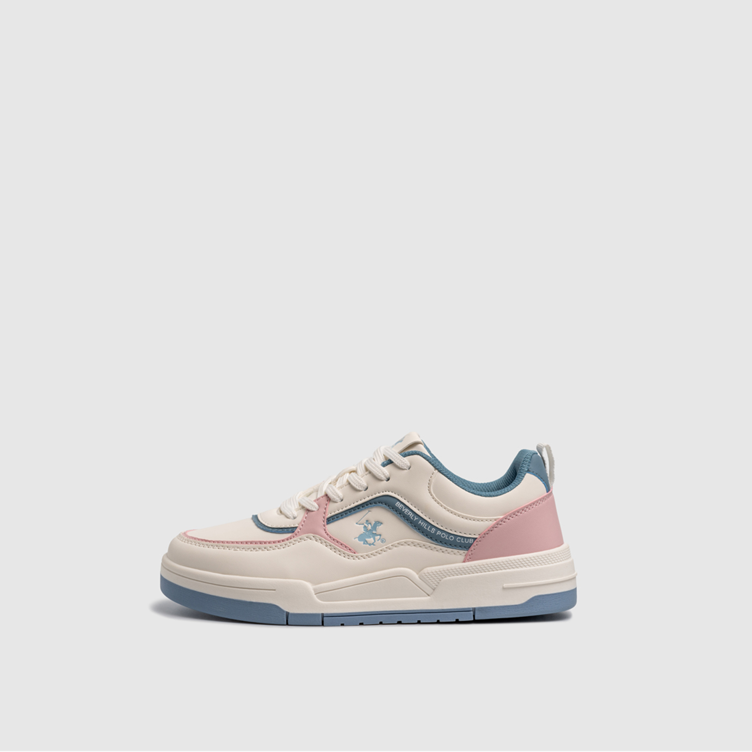 Beverly Hills Polo Club Women's Lace-Up Low Ankle Sneakers | BHPC231228-women-shoes-sneakers-image-1