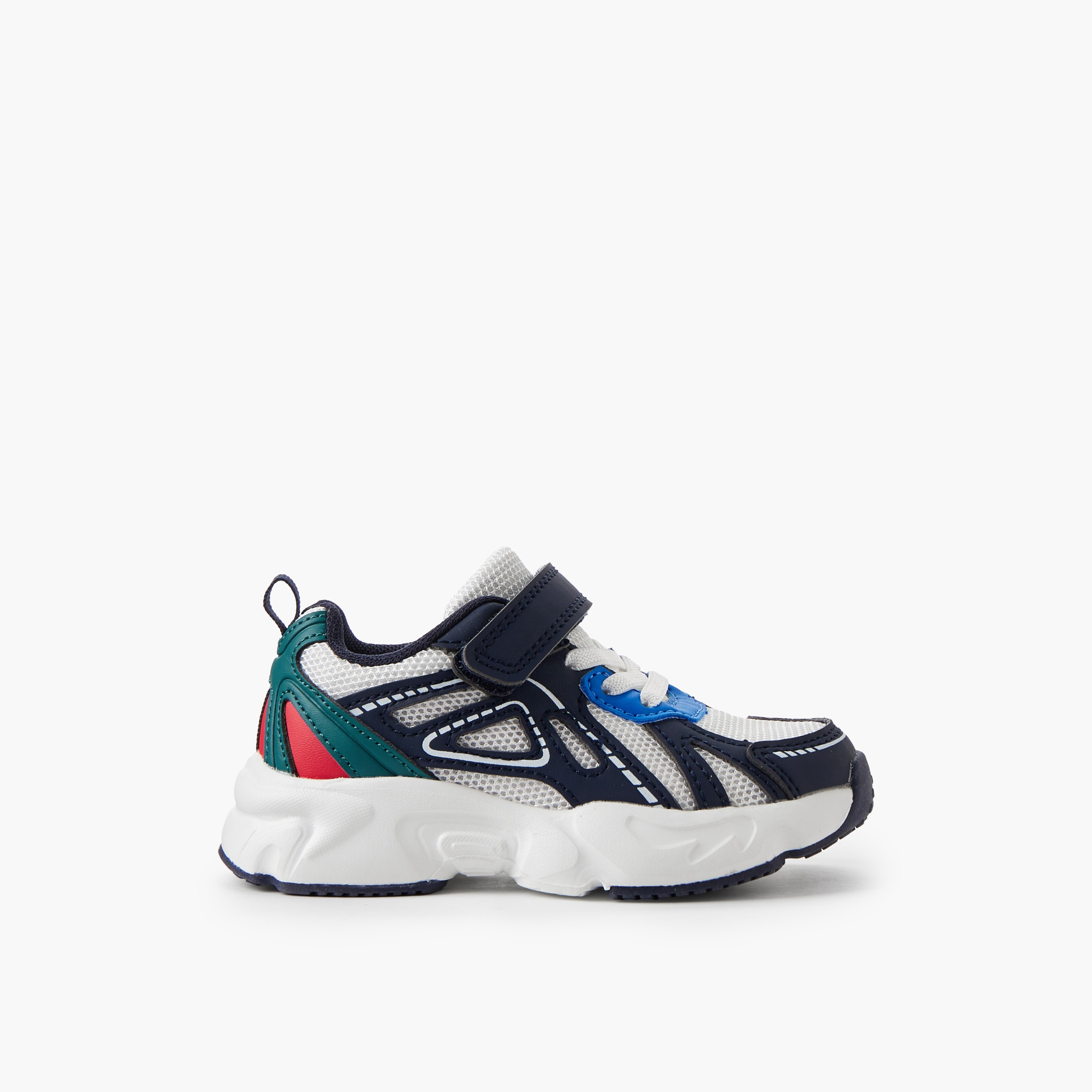 حذاء سنيكرز بشريط إغلاق لاصق للأولاد من جونيورز-boys-shoes-sneakers-image-3