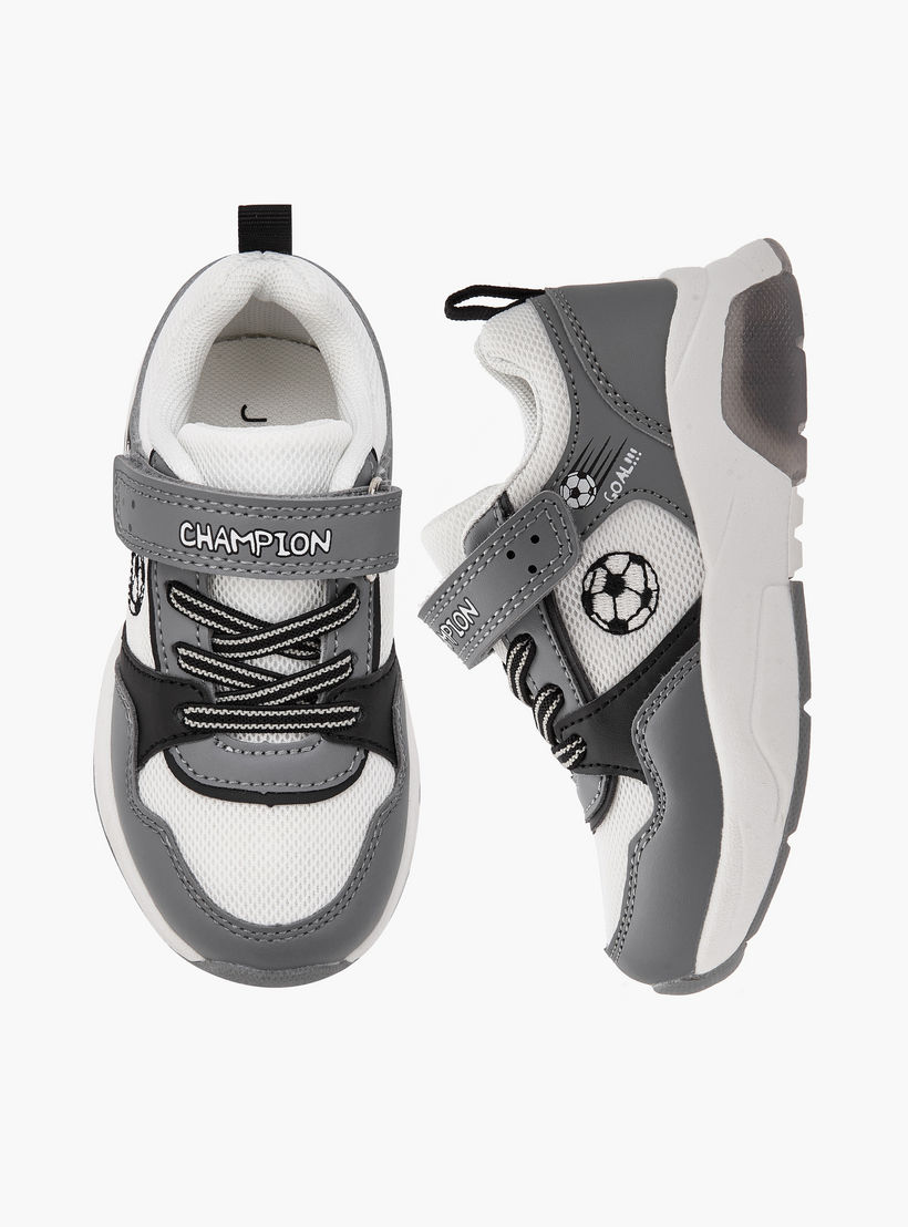 Juniors Boys Hook & Loop Light-Up Ankle Sneakers-boys-shoes-sneakers-image-1