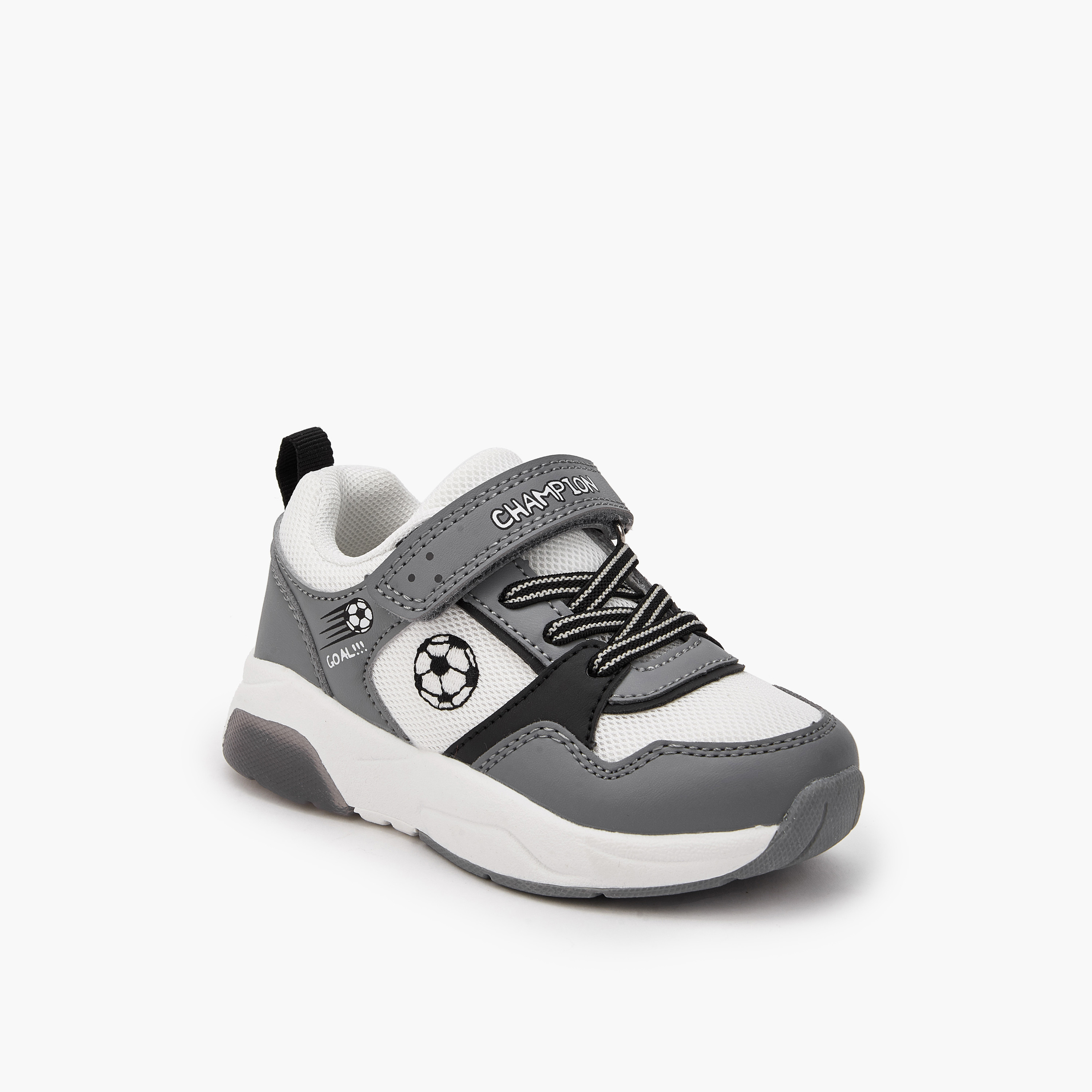 Juniors Boys Hook & Loop Light-Up Ankle Sneakers-boys-shoes-sneakers-image-3