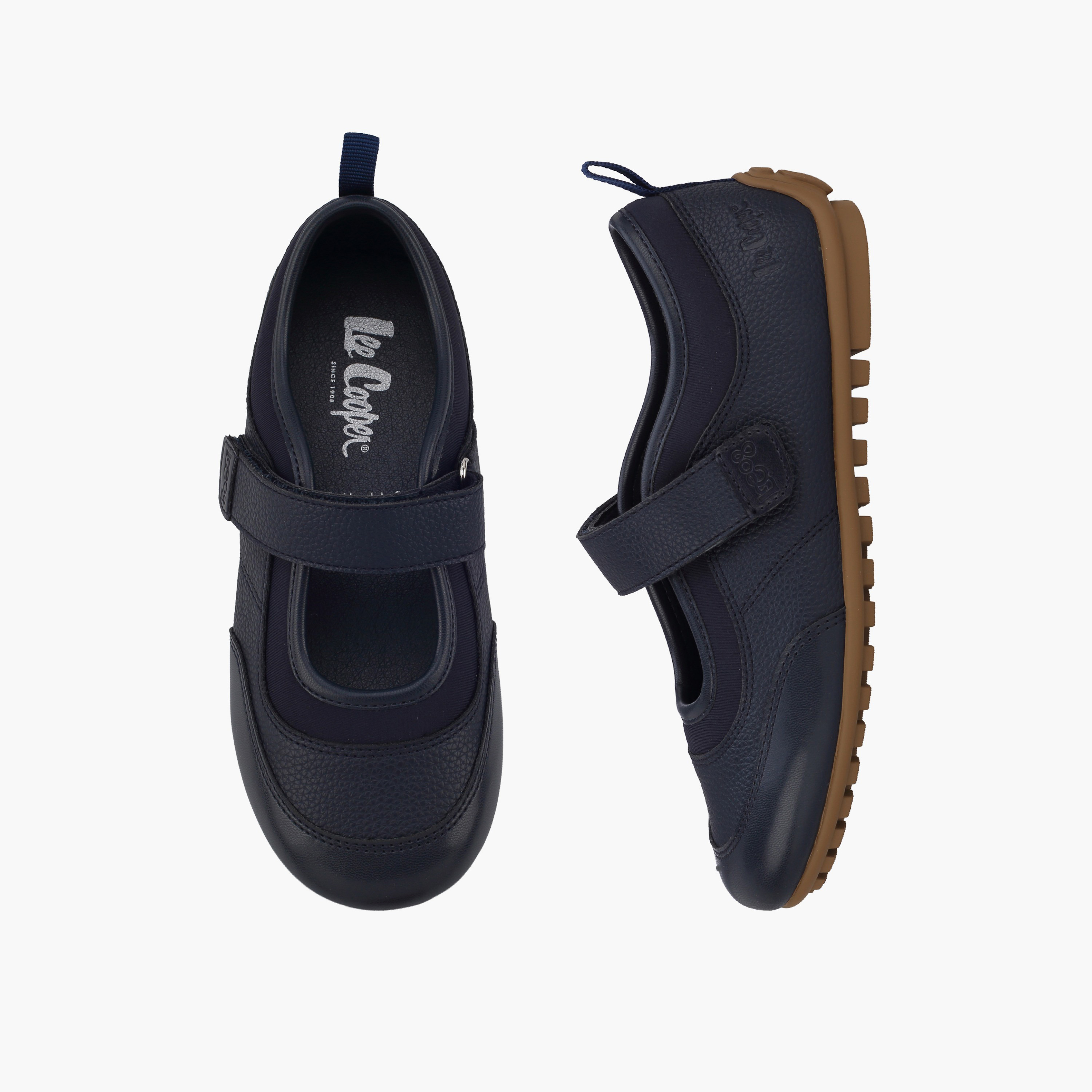 Lee Cooper Girls Hook & Loop Mary Jane Sneakers-girls-shoes-sneakers-image-1