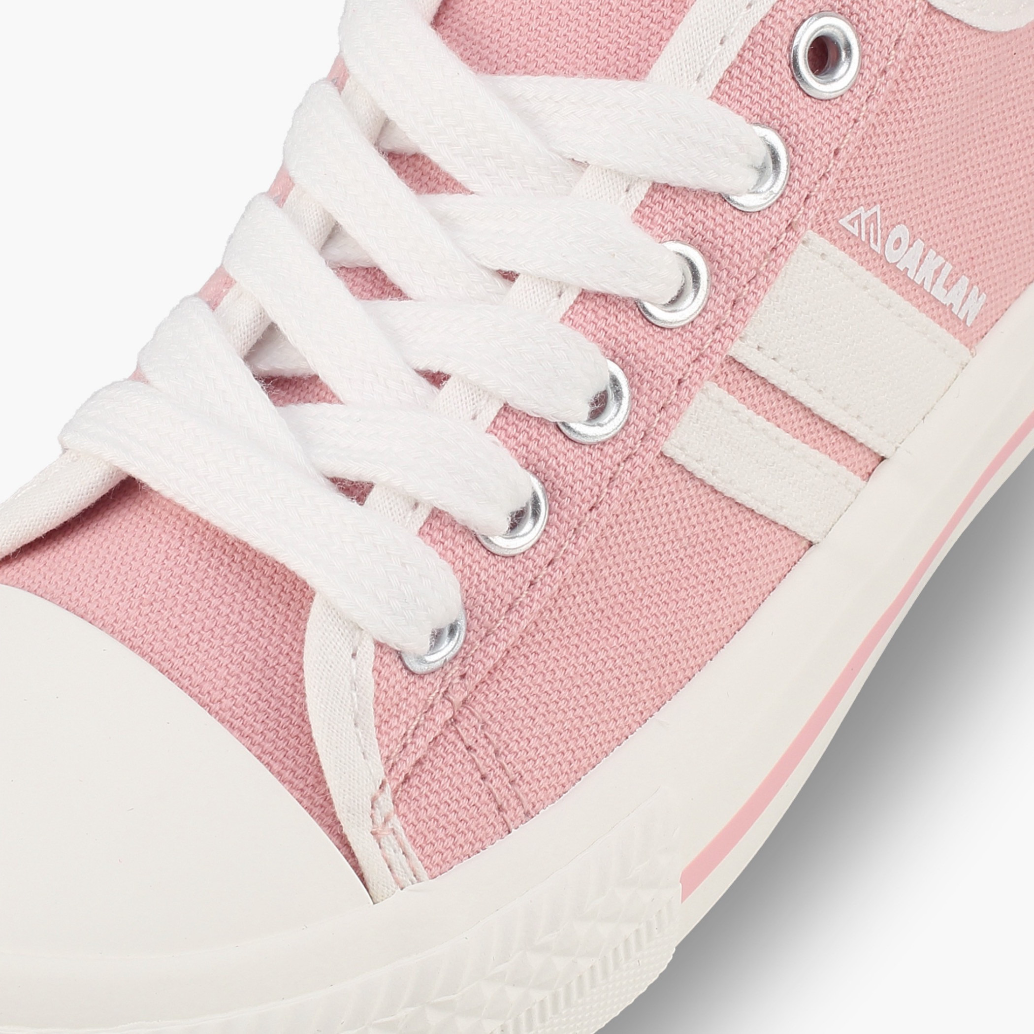 Oaklan by Shoexpress Girls Striped Lace-Up Ankle Sneakers-girls-shoes-sneakers-image-4