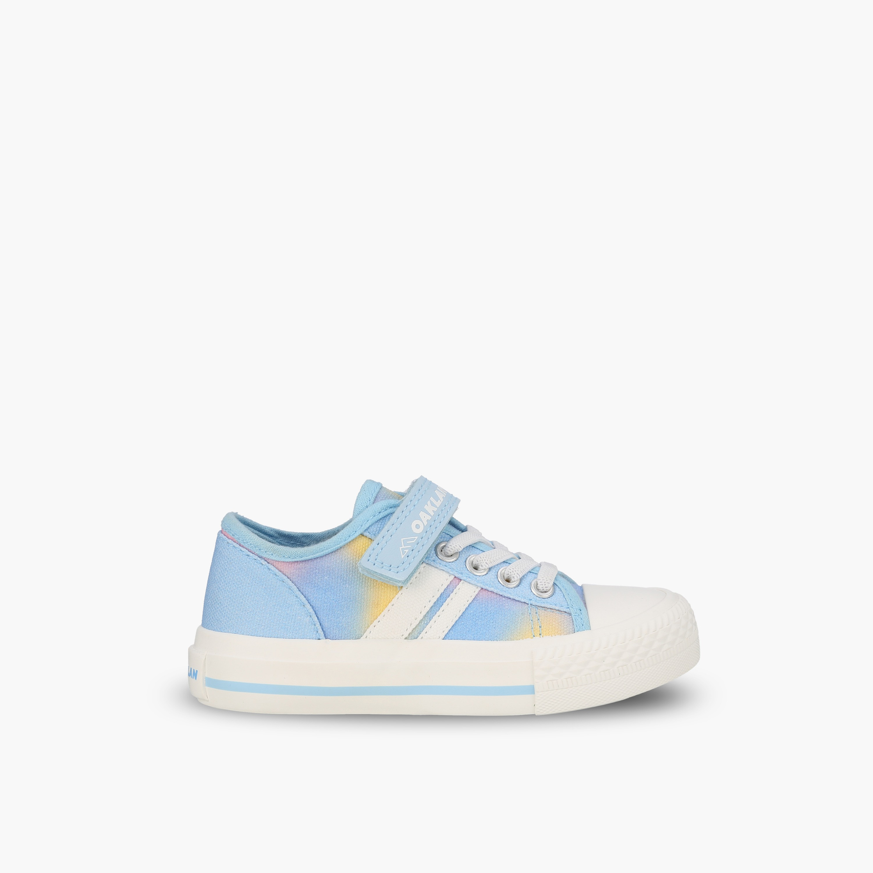 حذاء سنيكرز للكاحل مخطط ورباط إغلاق للبنات من أوكلان من شو إكسبريس-baby-girls-shoes-closedshoes-image-3