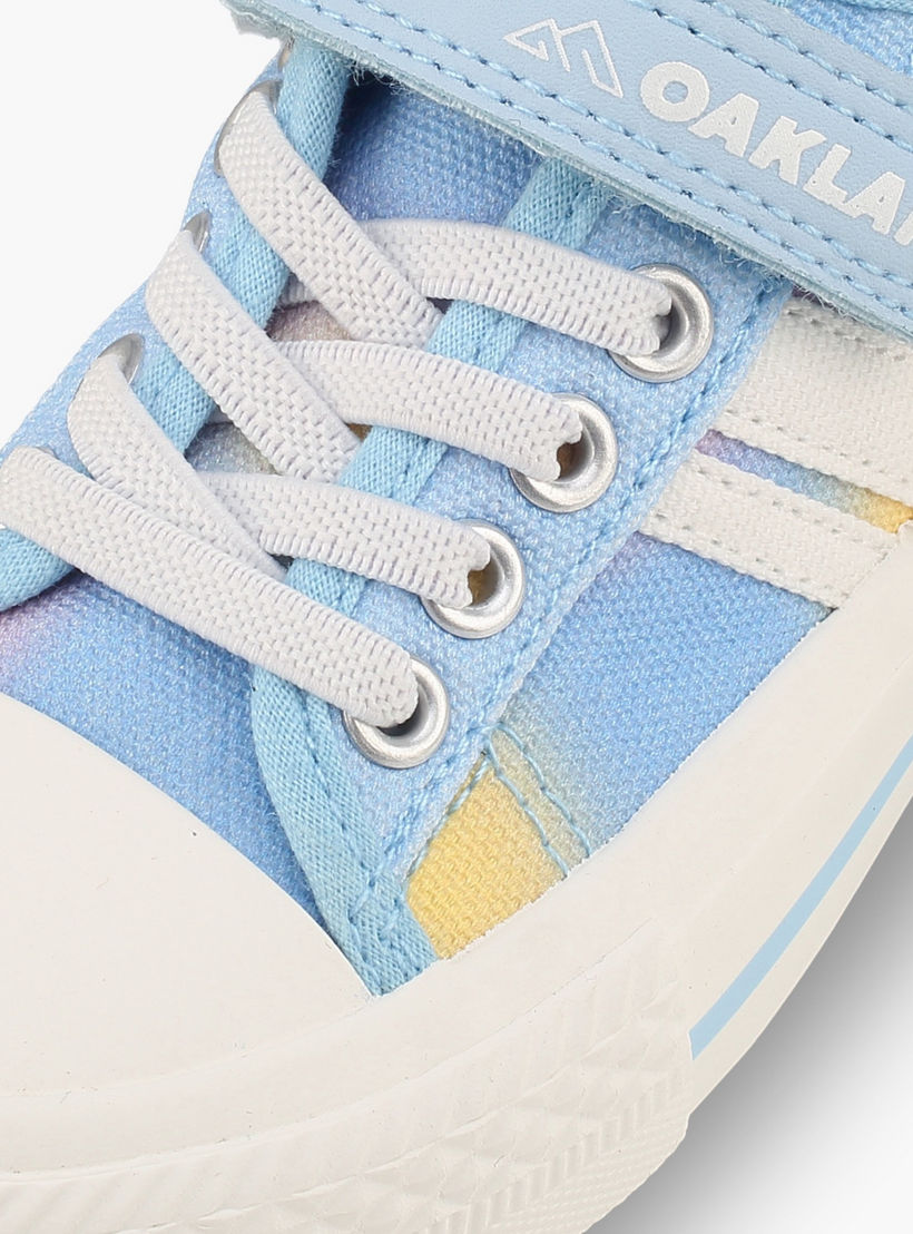 حذاء سنيكرز للكاحل مخطط ورباط إغلاق للبنات من أوكلان من شو إكسبريس-baby-girls-shoes-closedshoes-image-4