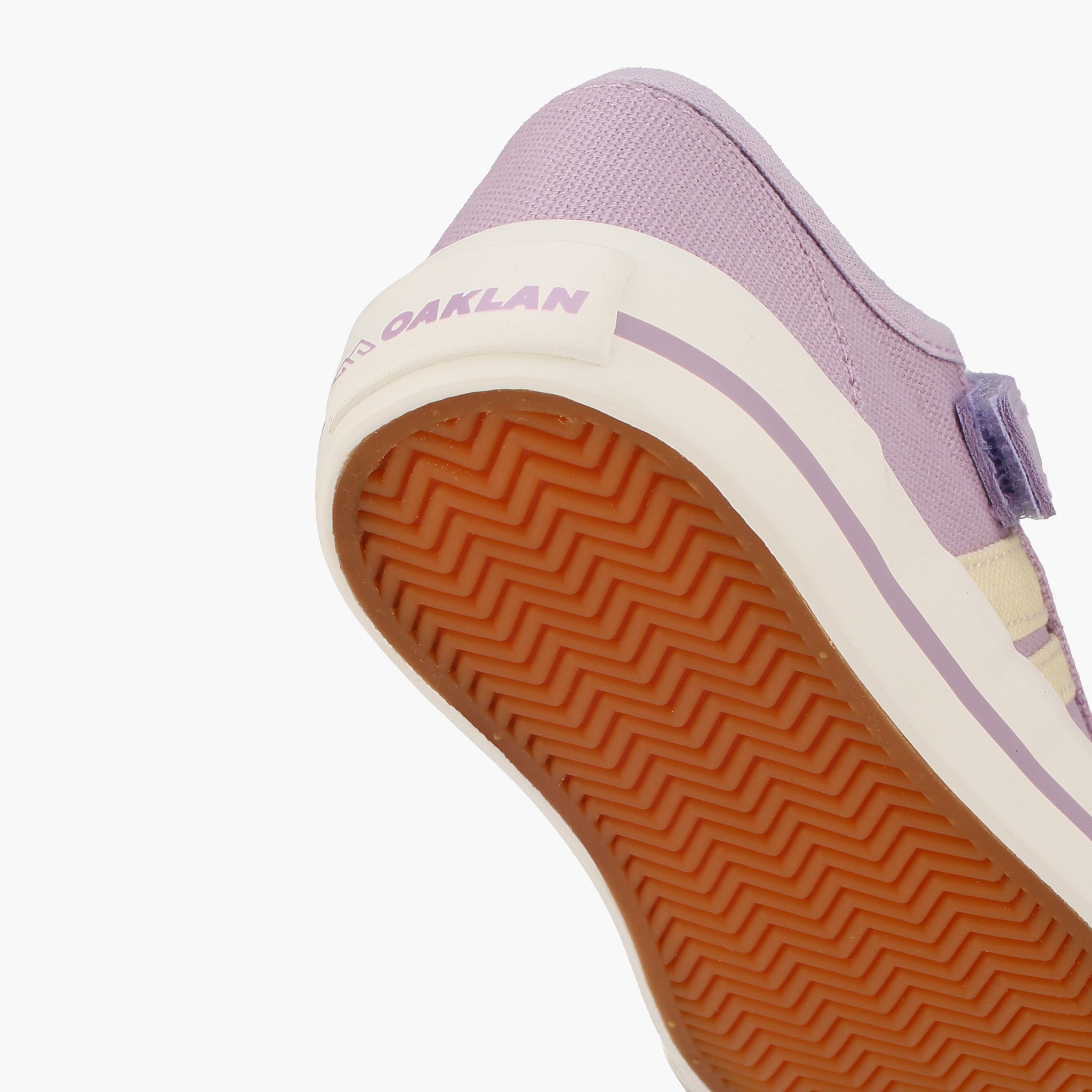 Oaklan by Shoexpress Girls Striped Lace-Up Ankle Sneakers-baby-girls-shoes-closedshoes-image-5