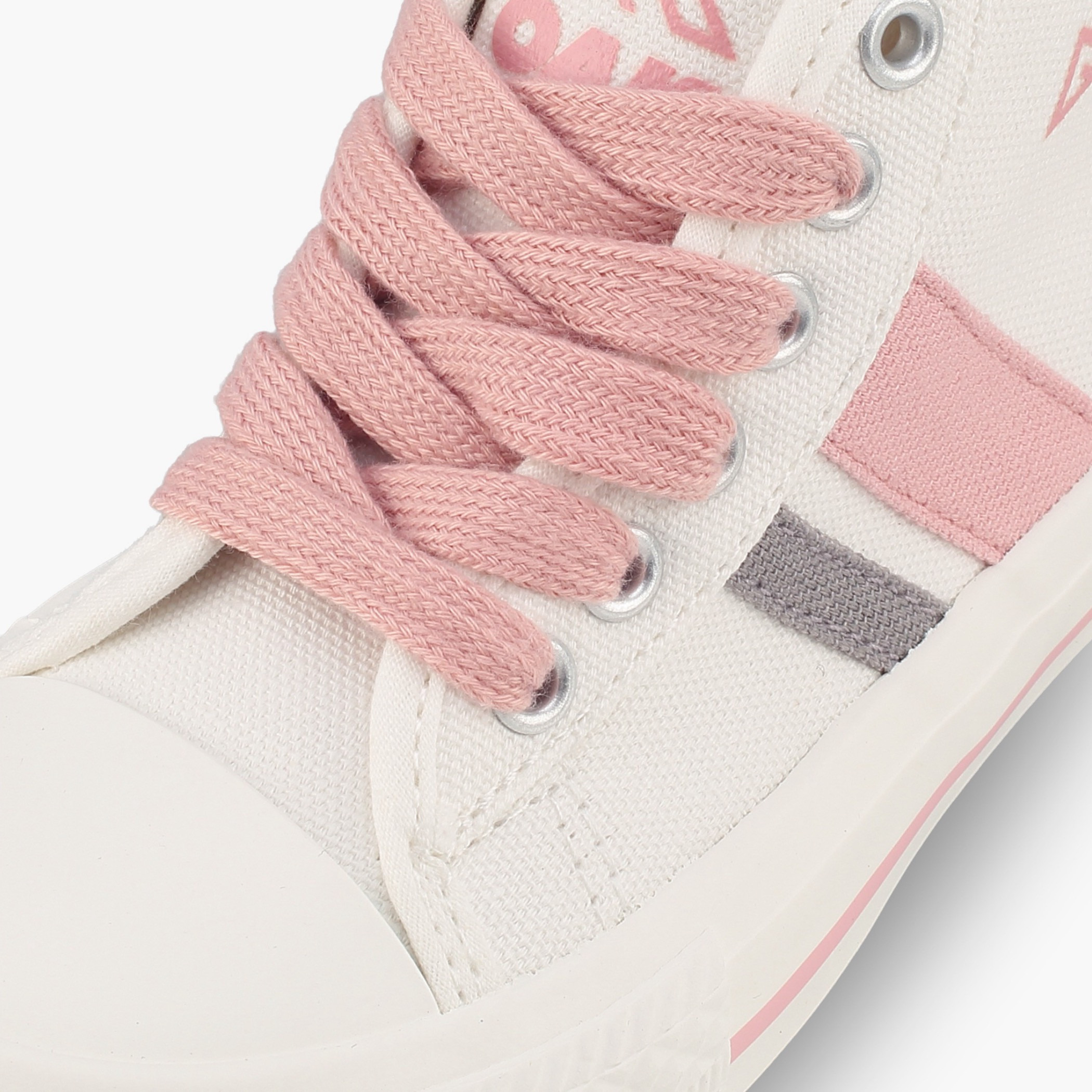 Oaklan by Shoexpress Girls Striped Lace-Up Sneakers-girls-shoes-sneakers-image-4