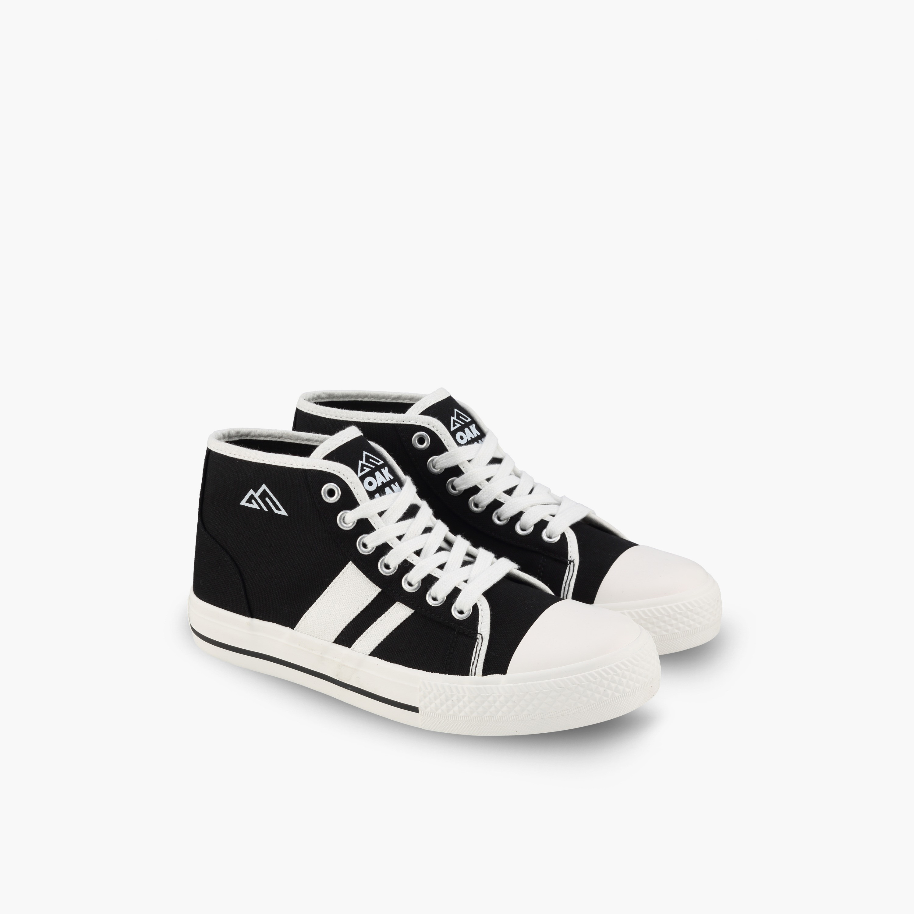 حذاء سنيكرز مخطط برباط للنساء من أوكلان من شو إكسبريس-women-shoes-sneakers-image-1
