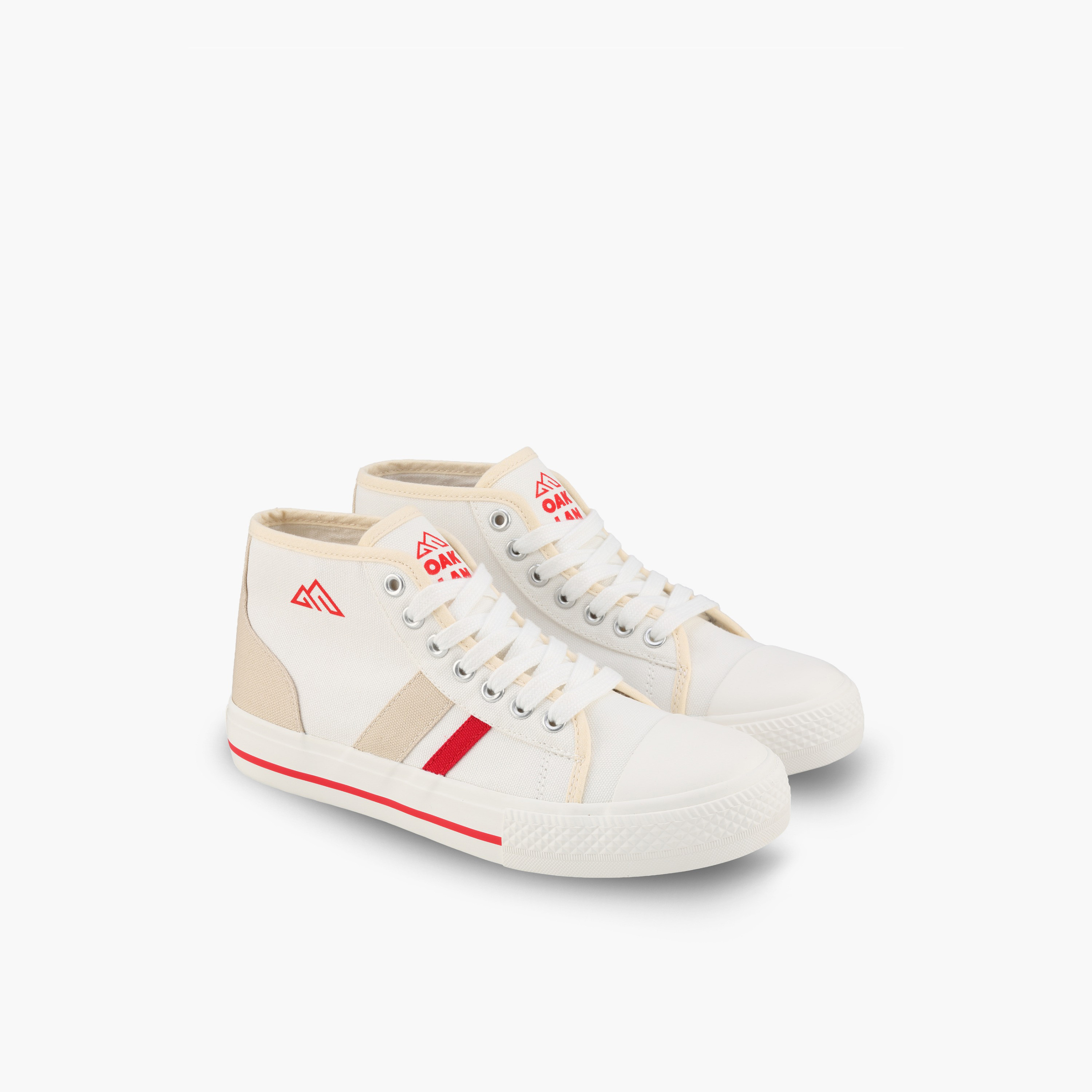 حذاء سنيكرز مخطط برباط للنساء من أوكلان من شو إكسبريس-women-shoes-sneakers-image-1
