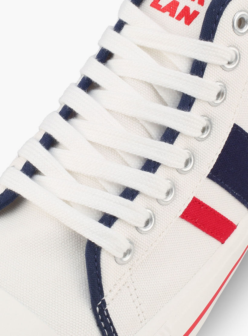 Oaklan by Shoexpress Men Striped Lace-Up Sneakers-men-shoes-sneakers-image-4