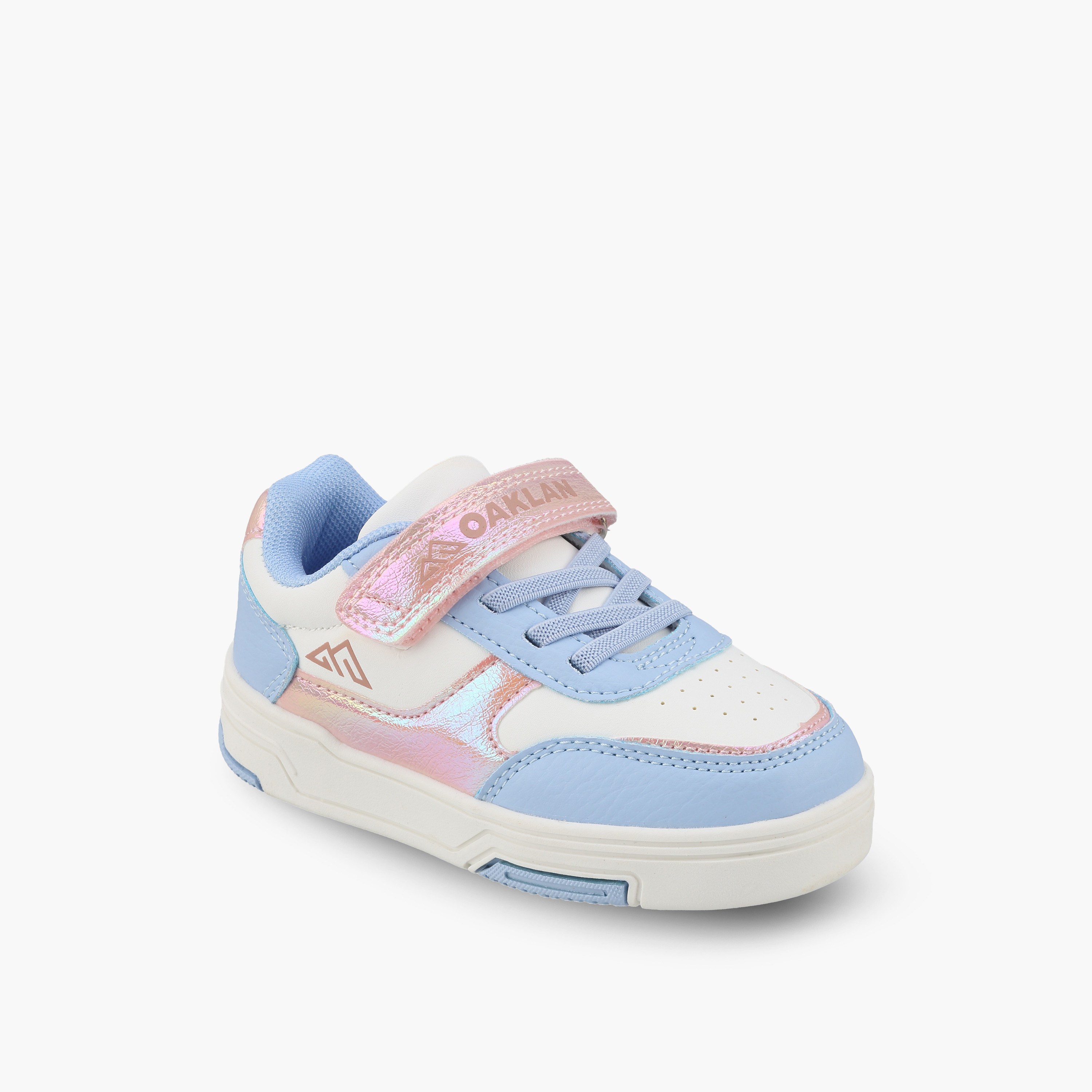 Oaklan by Shoexpress Ankle Sneakers with Colourblock Design-baby-girls-shoes-closedshoes-image-2