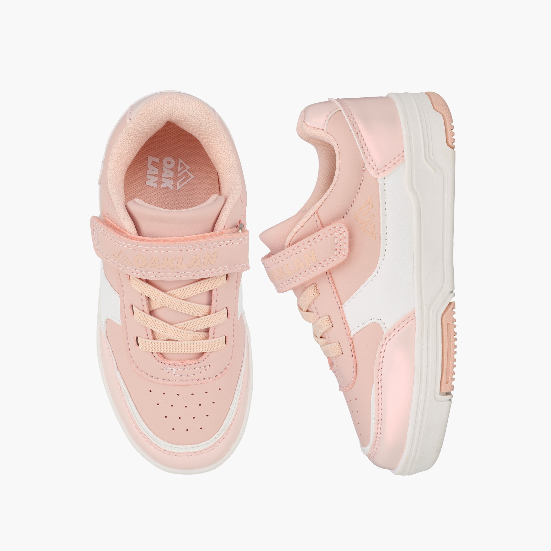 Oaklan by Shoexpress Ankle Sneakers with Colourblock Design-baby-girls-shoes-closedshoes-image-1