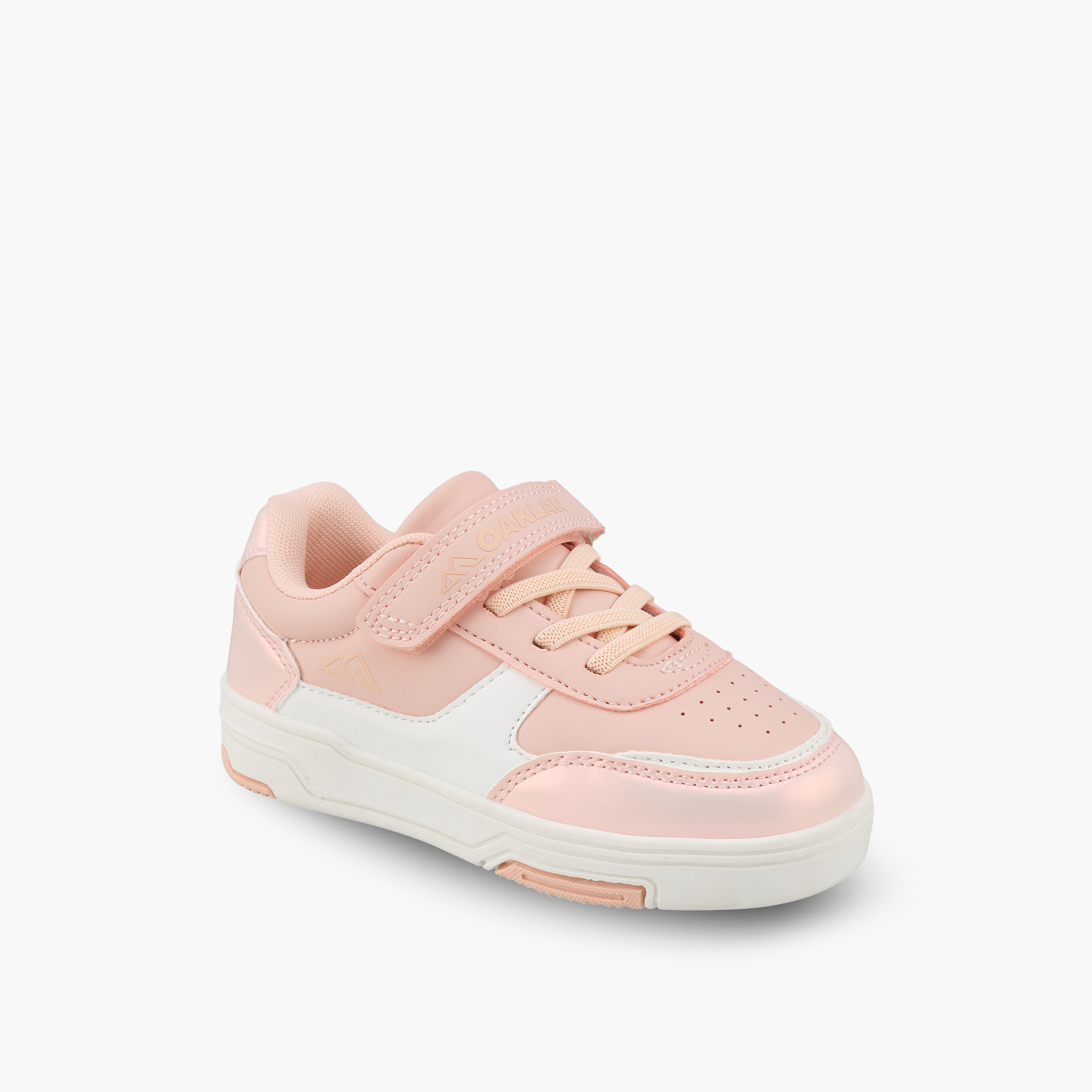 Oaklan by Shoexpress Ankle Sneakers with Colourblock Design-baby-girls-shoes-closedshoes-image-2