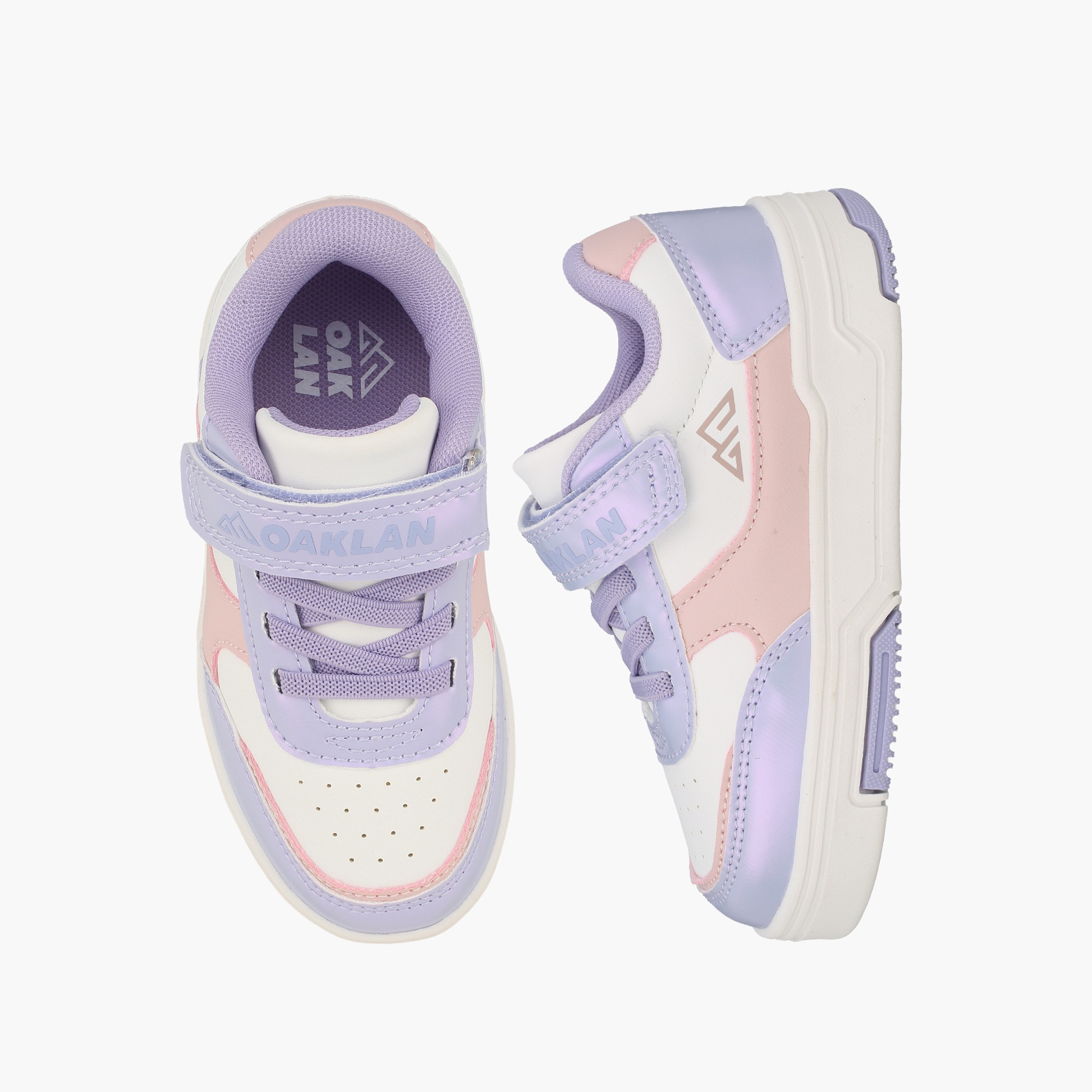 Oaklan by Shoexpress Ankle Sneakers with Colourblock Design-baby-girls-shoes-closedshoes-image-1