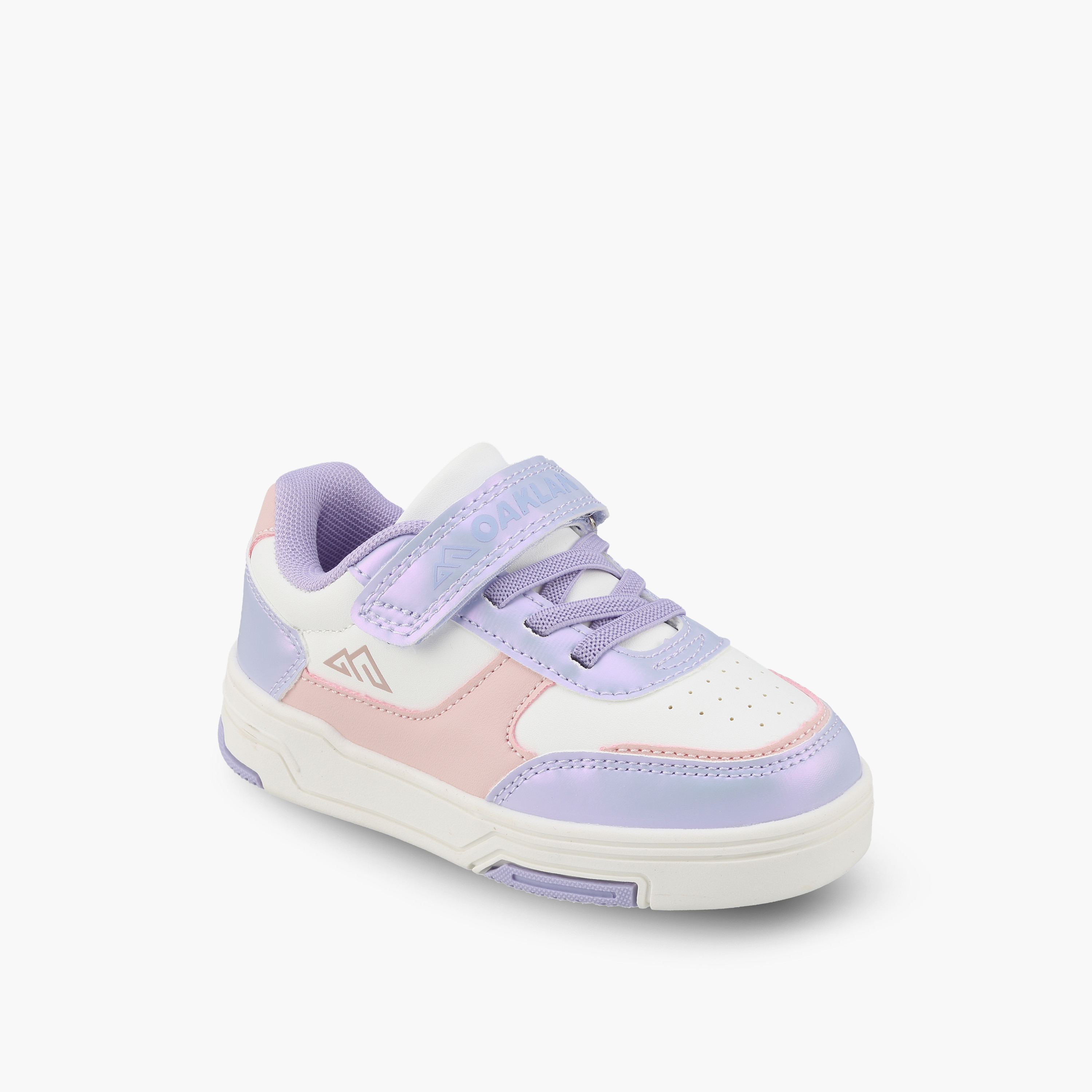 Oaklan by Shoexpress Ankle Sneakers with Colourblock Design-baby-girls-shoes-closedshoes-image-2