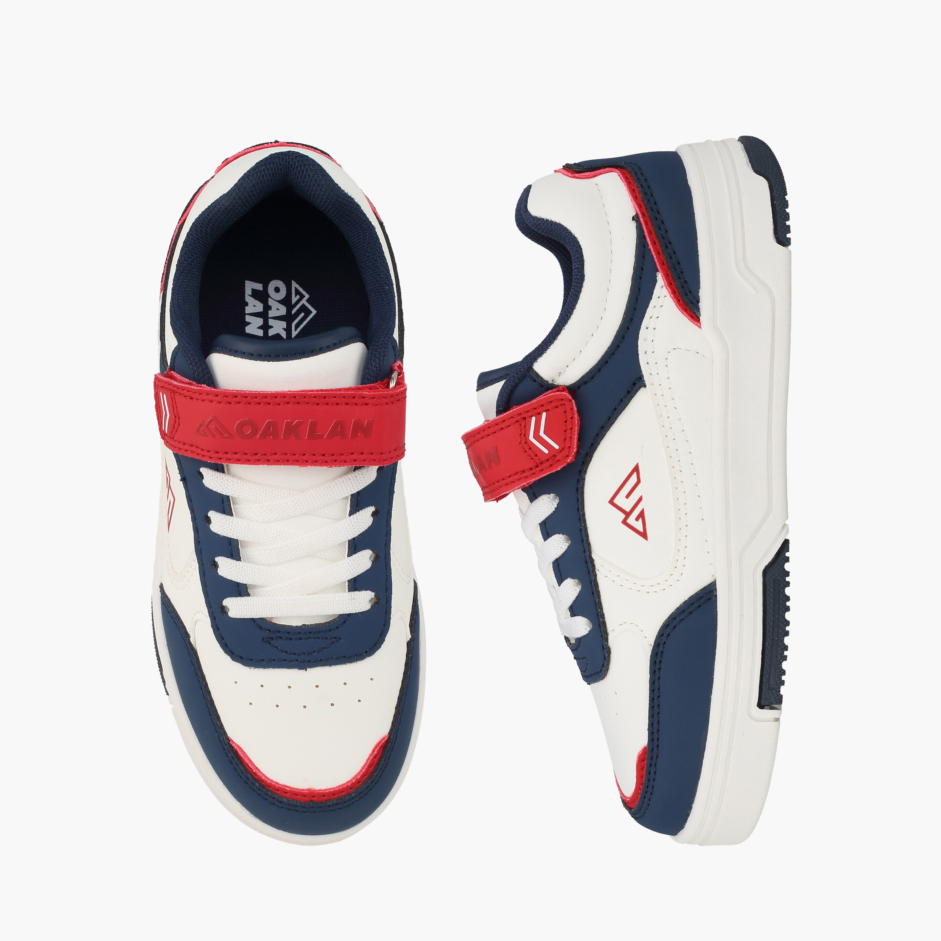 Oaklan by Shoexpress Boys Hook & Loop Sneakers-boys-shoes-sneakers-image-1