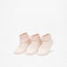 Textured Ankle Length Socks with Frills - Set of 3-Girl%27s Socks & Tights-thumbnail-0
