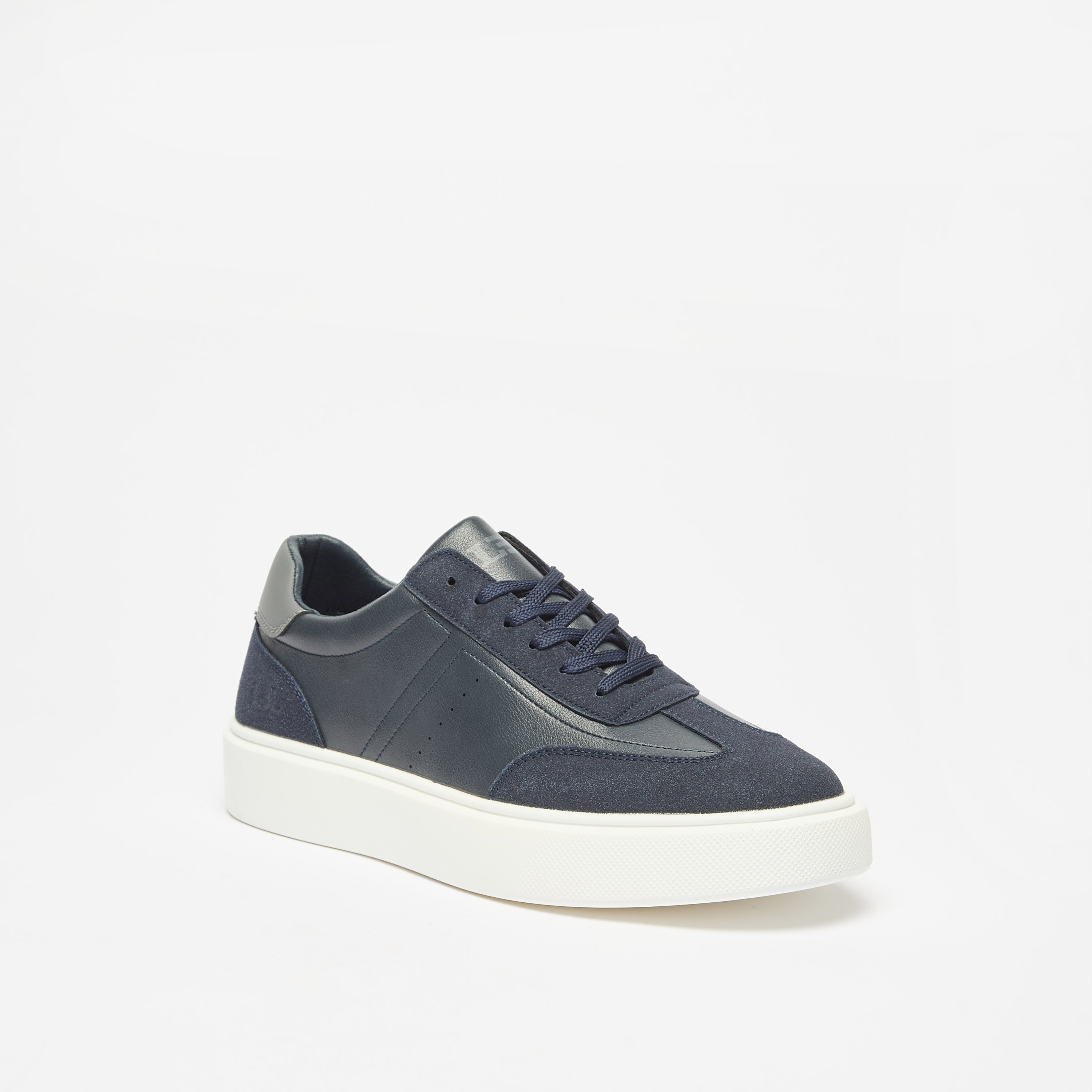 LBL By Shoexpress Colourblock Sneakers with Lace-Up Closure-men-shoes-sneakers-image-1