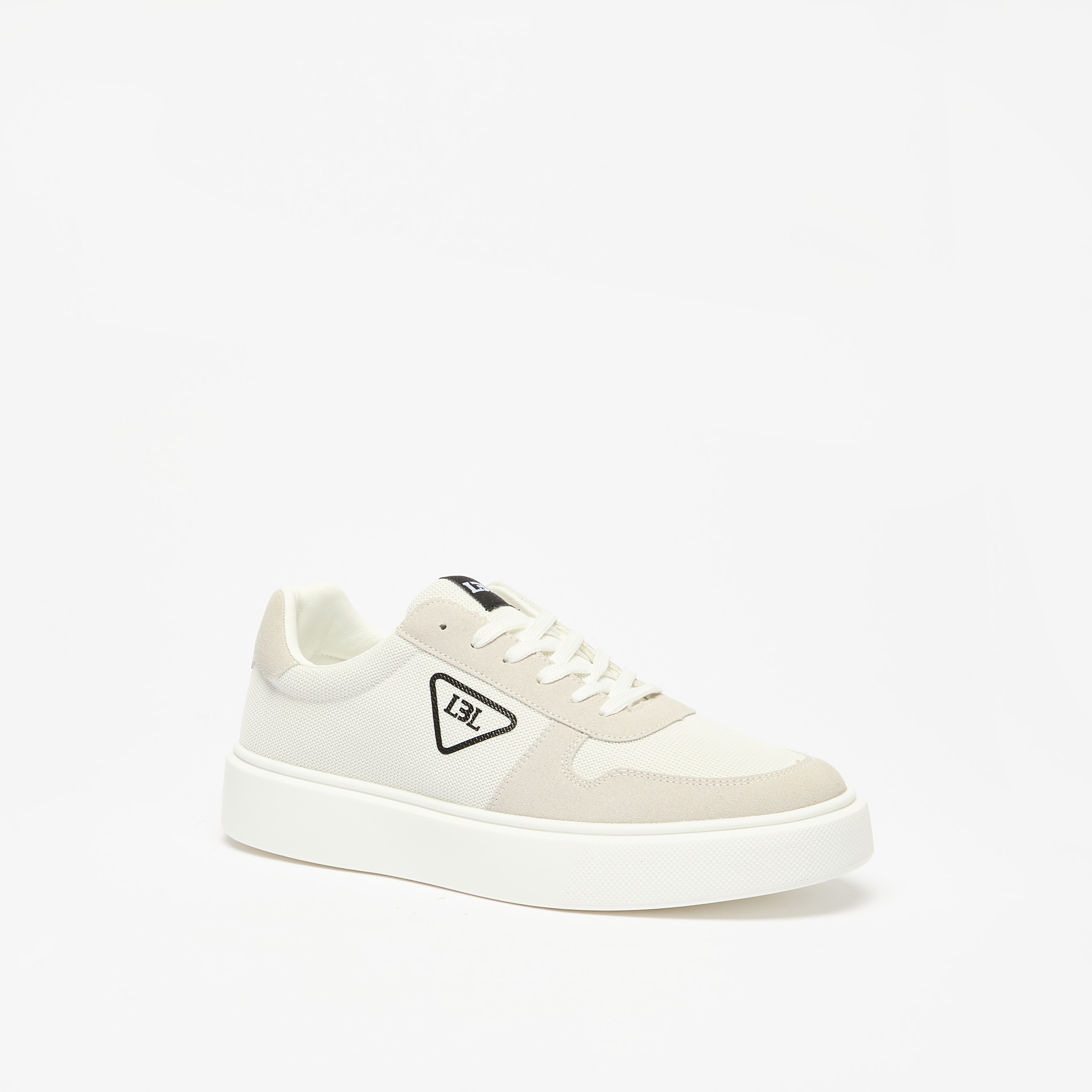 LBL By Shoexpress Textured Sneakers with Lace-Up Closure-men-shoes-sneakers-image-1